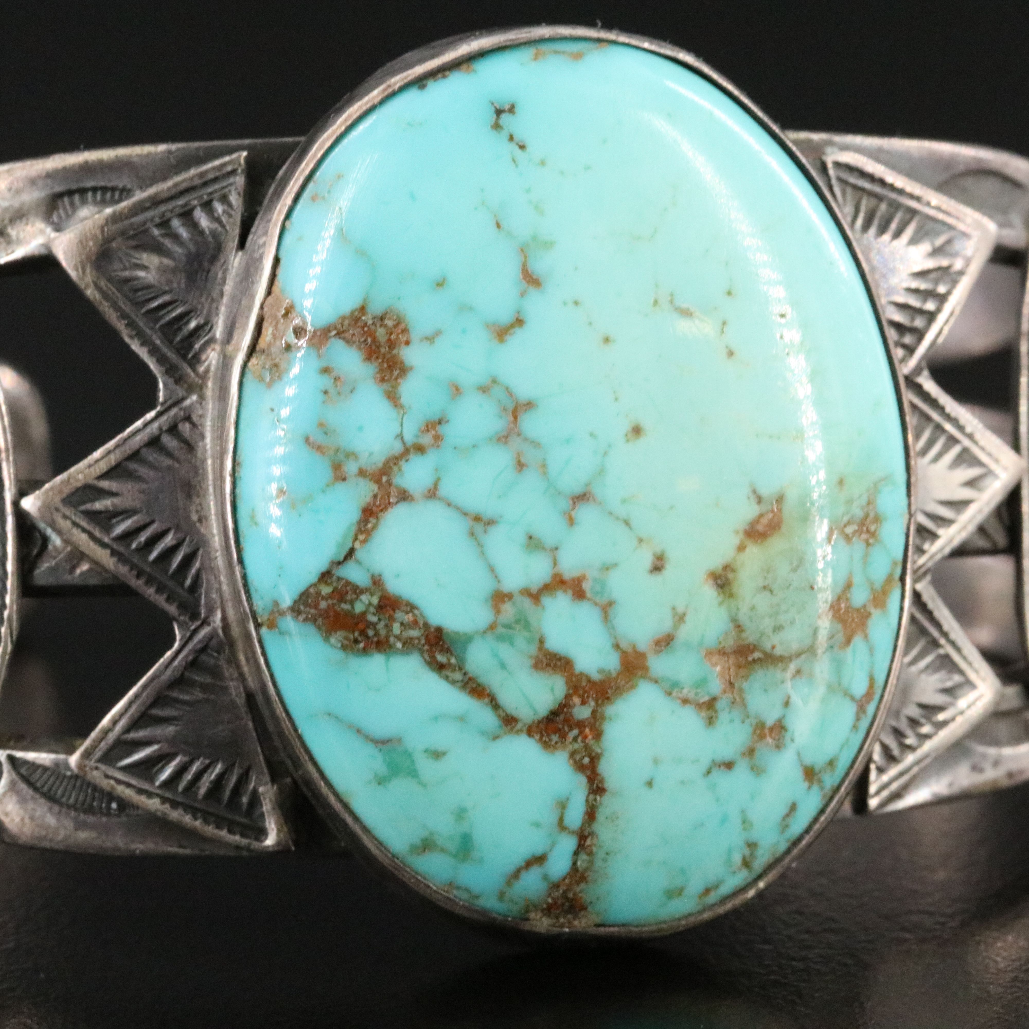 Sterling Turquoise Cuff