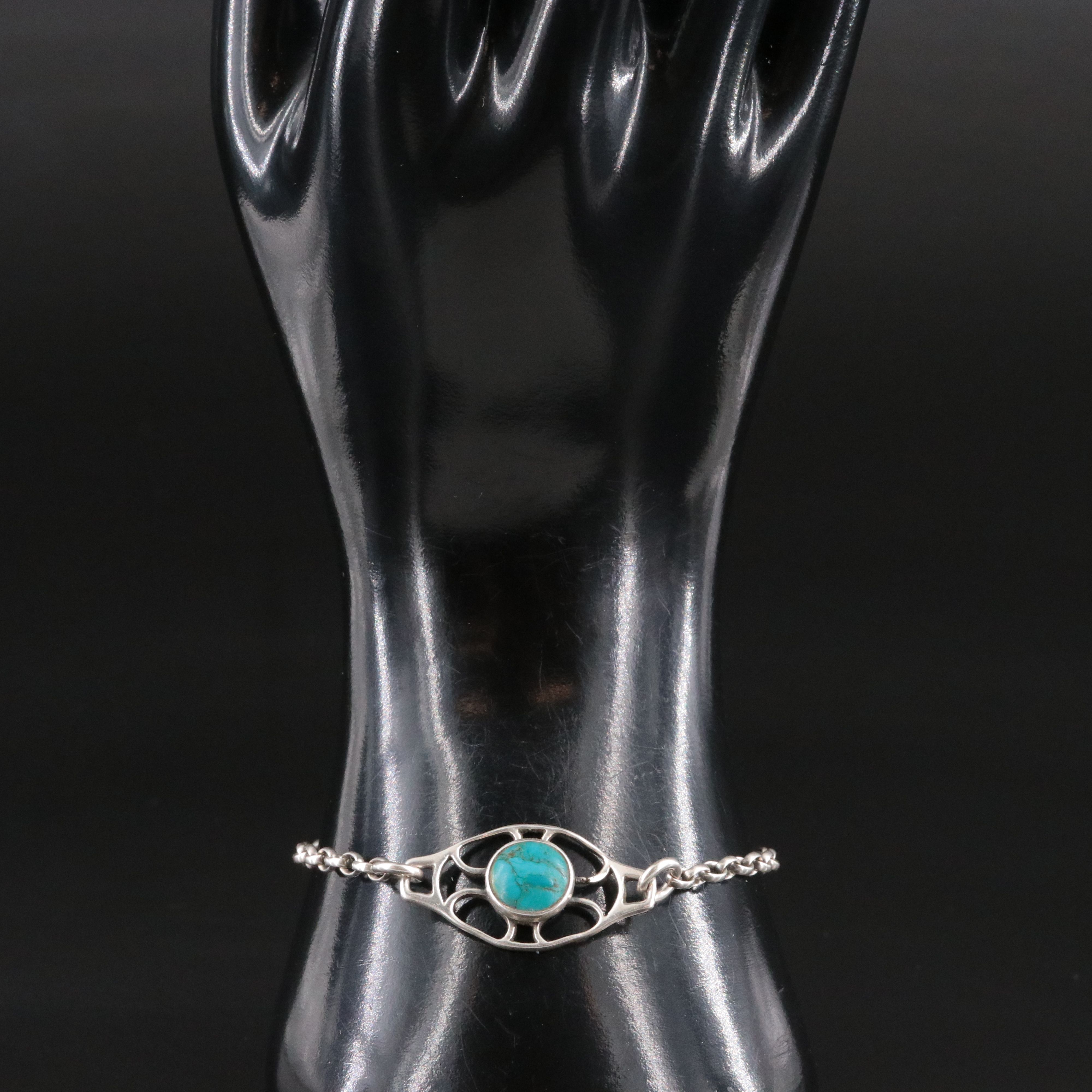 Sterling Turquoise Bracelet