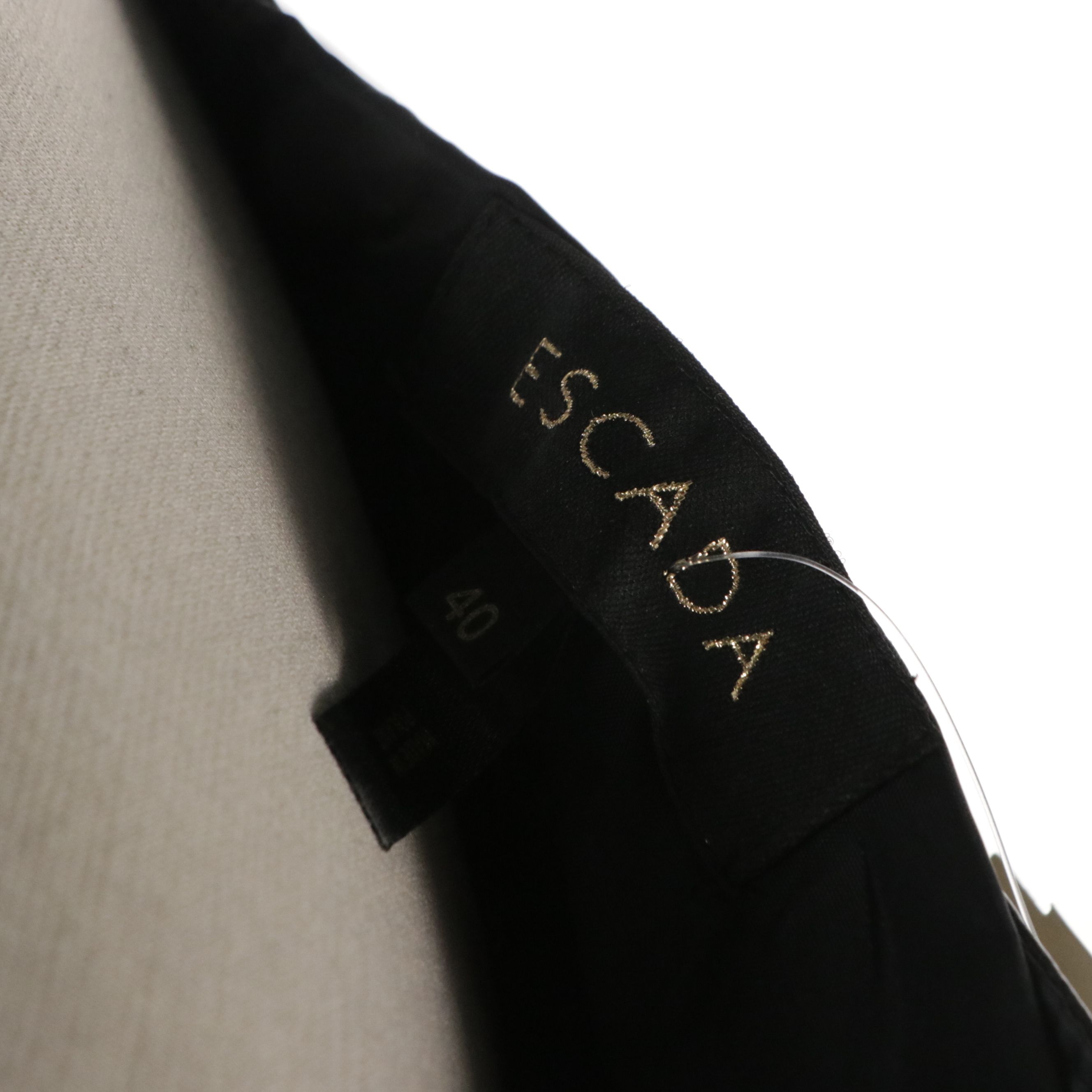 Escada Double-Breasted Blazer in Piacenza Cashgorissimo, Leather Skirt, Knit Top