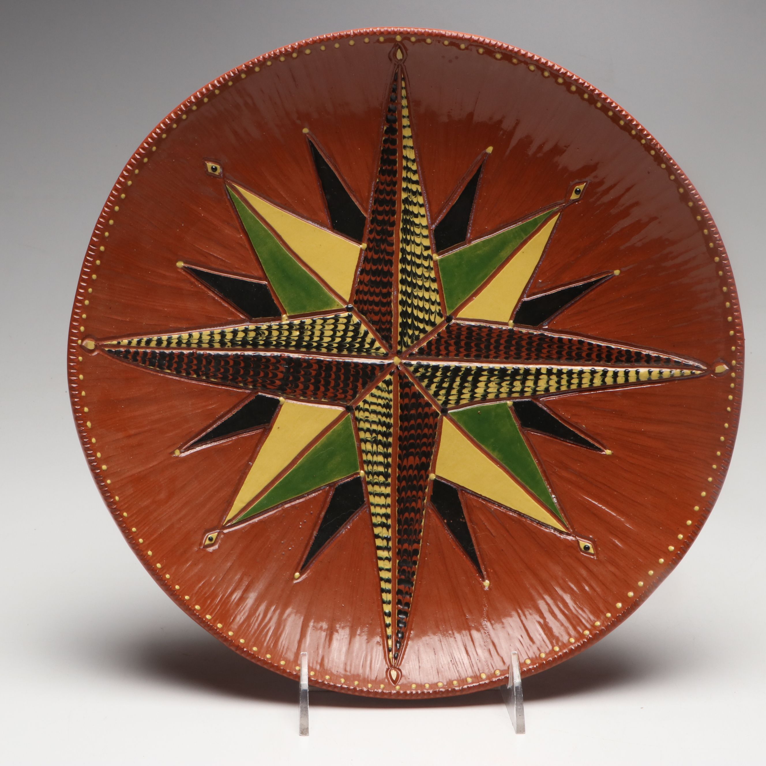 Turtlecreek Potters Museum Piece and Bee Tree Pottery Moravian Style Bowls