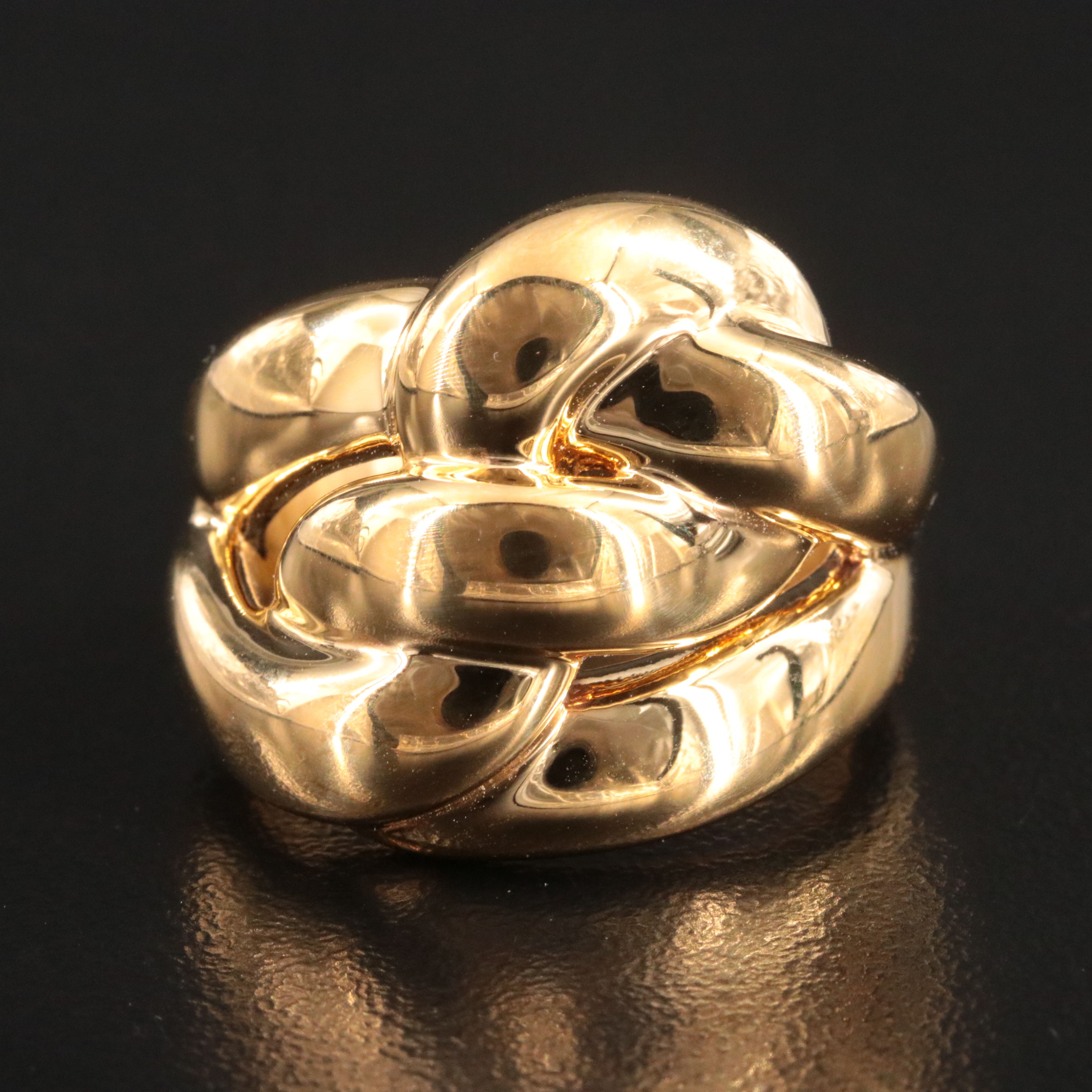 Milor 14K Electroform Knot Ring