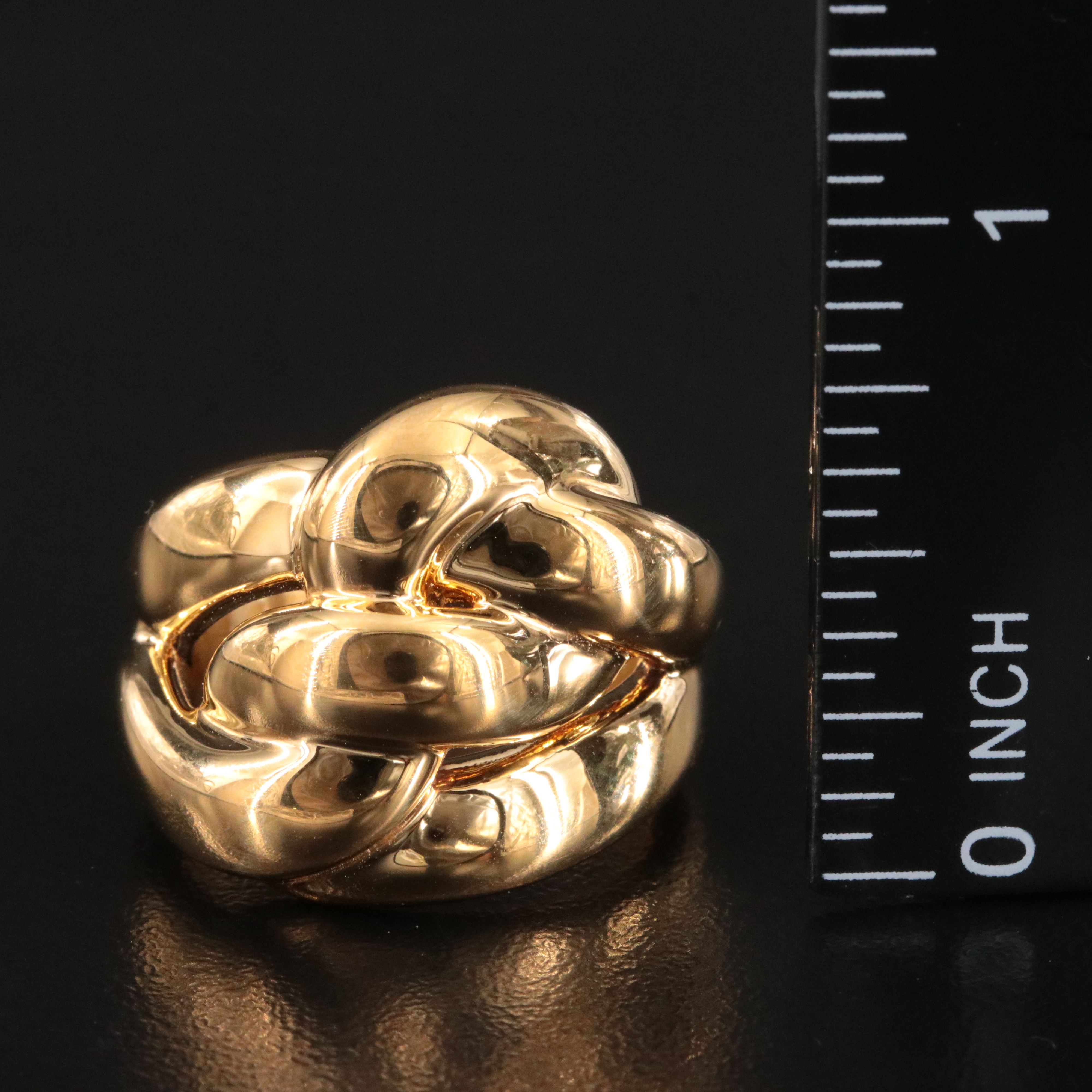 Milor 14K Electroform Knot Ring