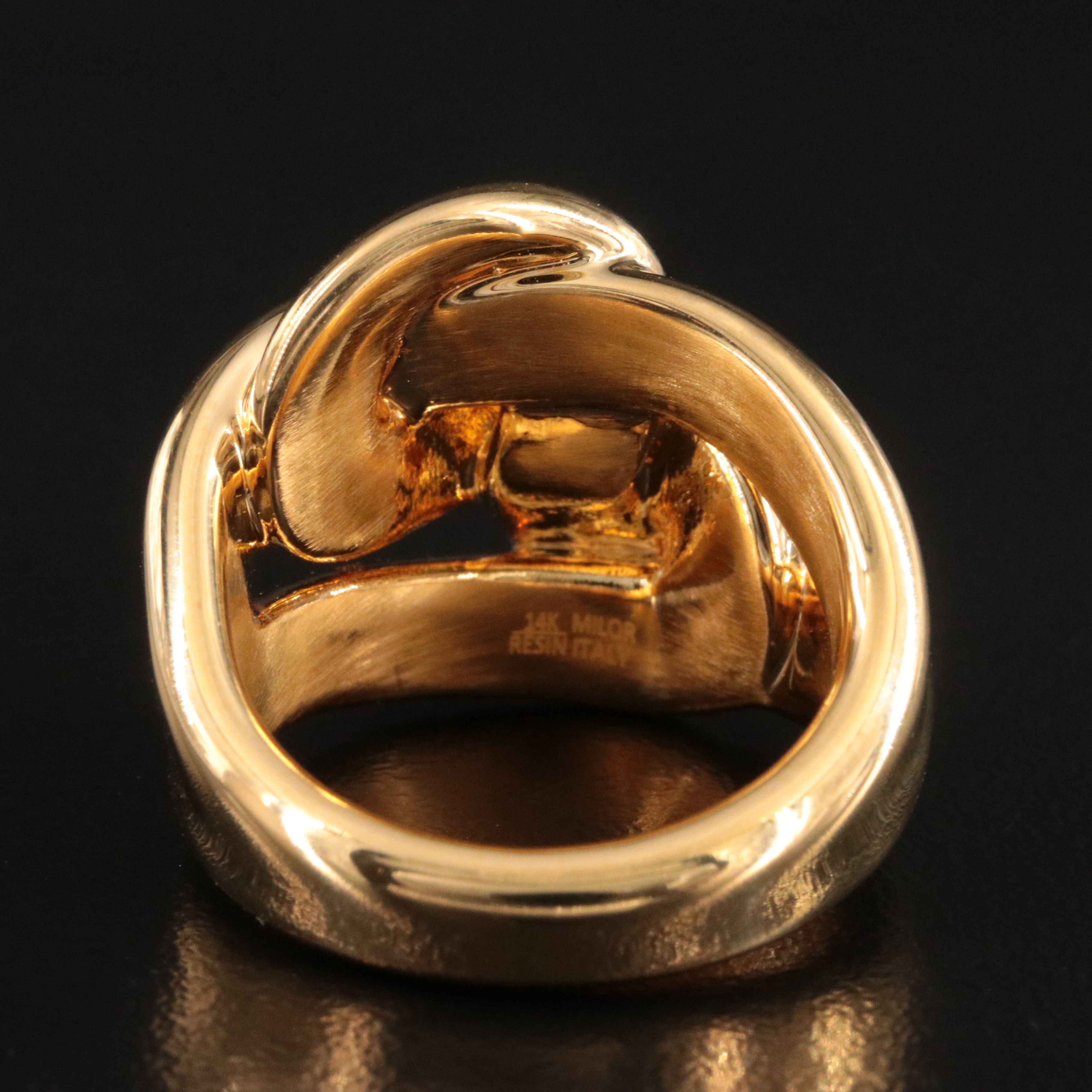 Milor 14K Electroform Knot Ring