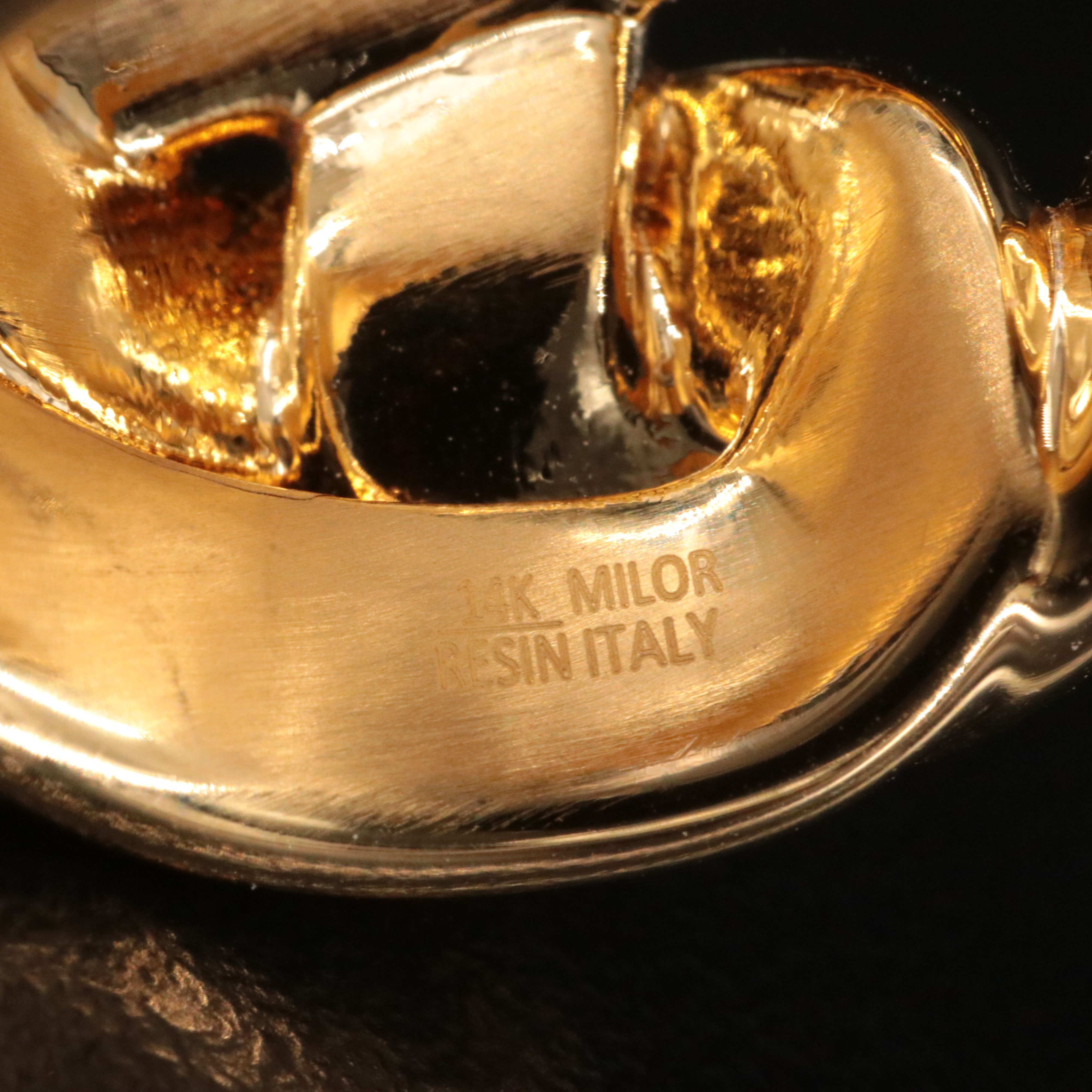 Milor 14K Electroform Knot Ring