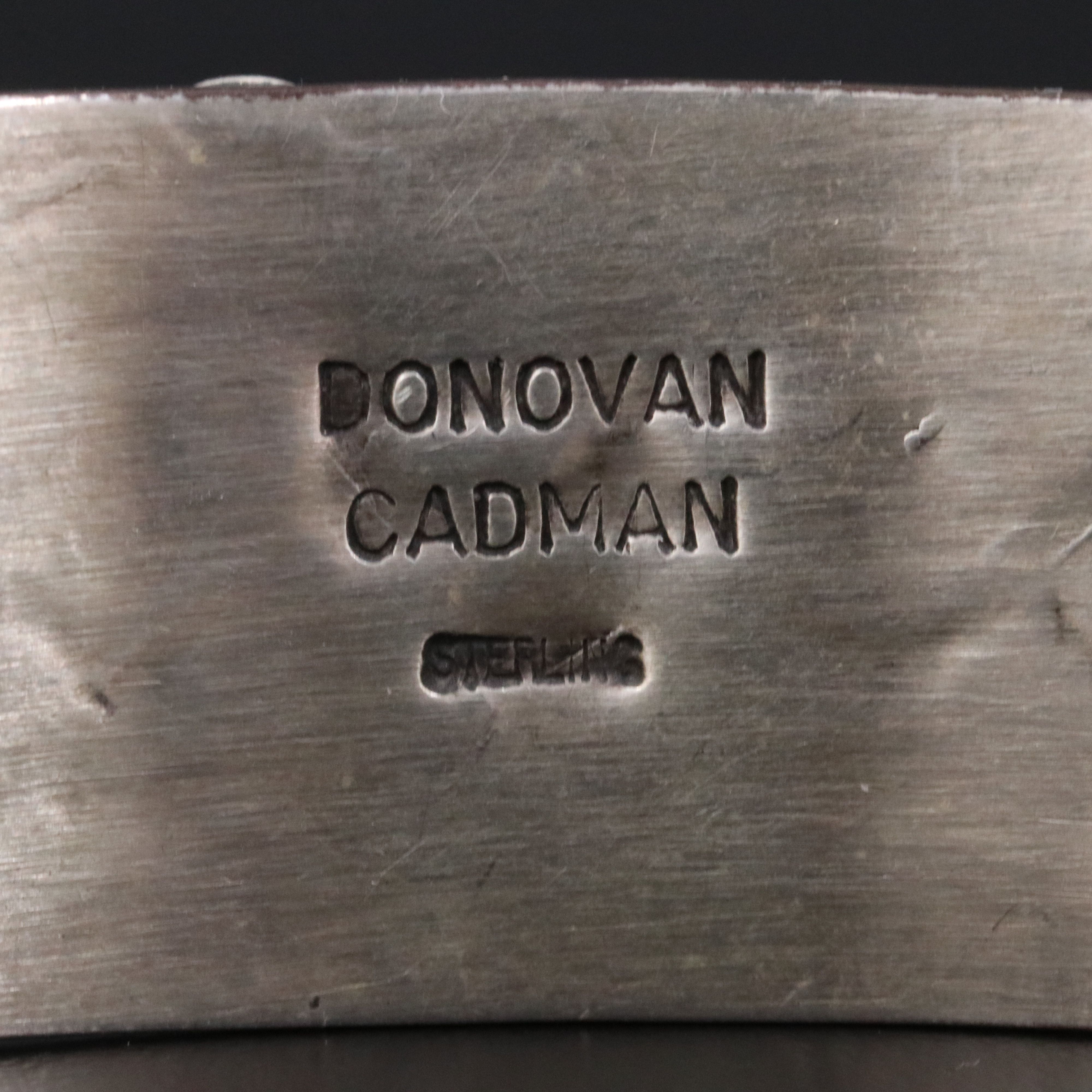 Donovan Cadman Navajo Diné Sterling Turquoise Cuff