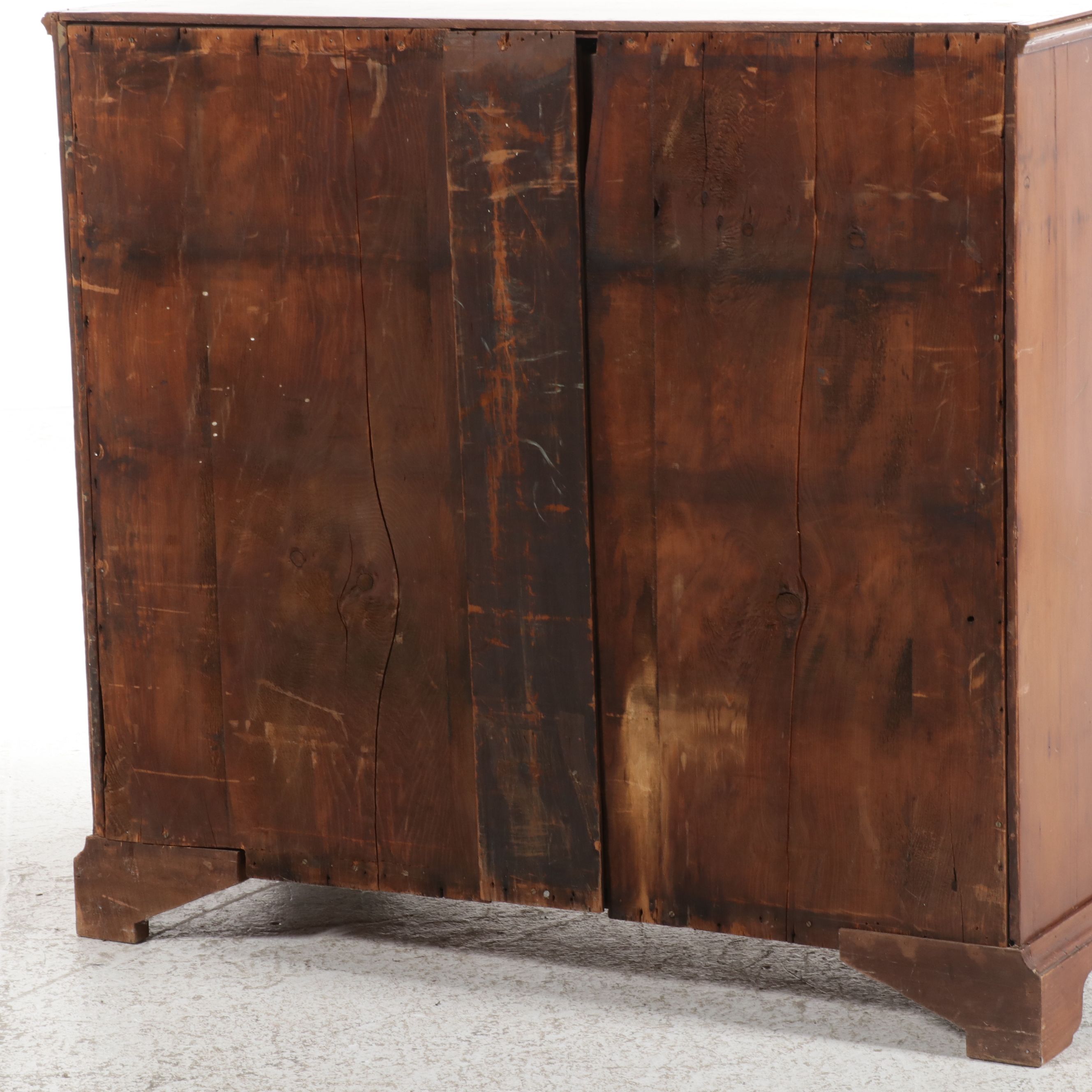 American Chippendale Graduated Four-Drawer Chest, Late 18th/ Early 19th Century