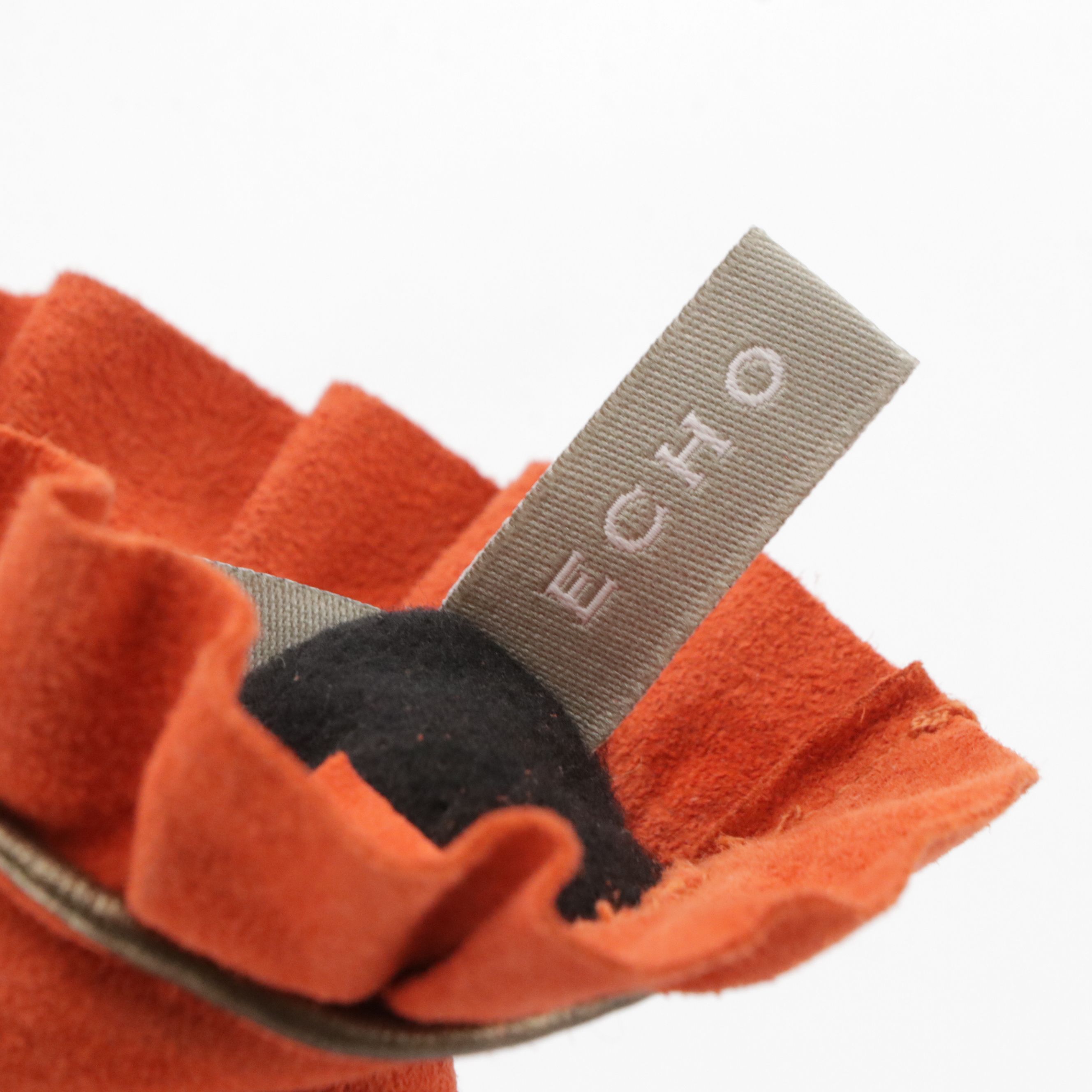 Anne Klein Orange Wool Coat, Express Suede Skirt, Other Blazer & Leather Gloves