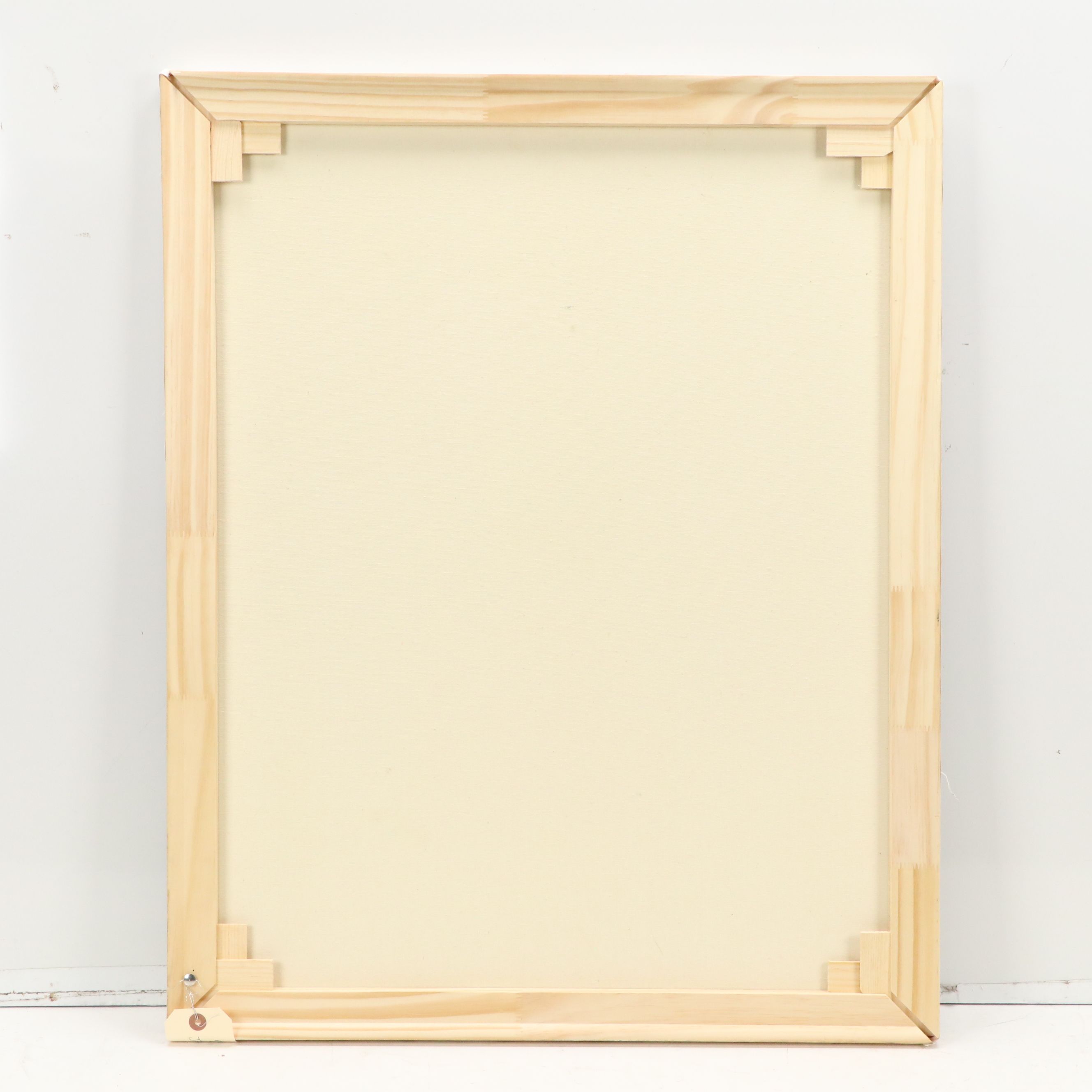 Jerrie Glasper Acrylic Painting of Spring Landscape, 1993