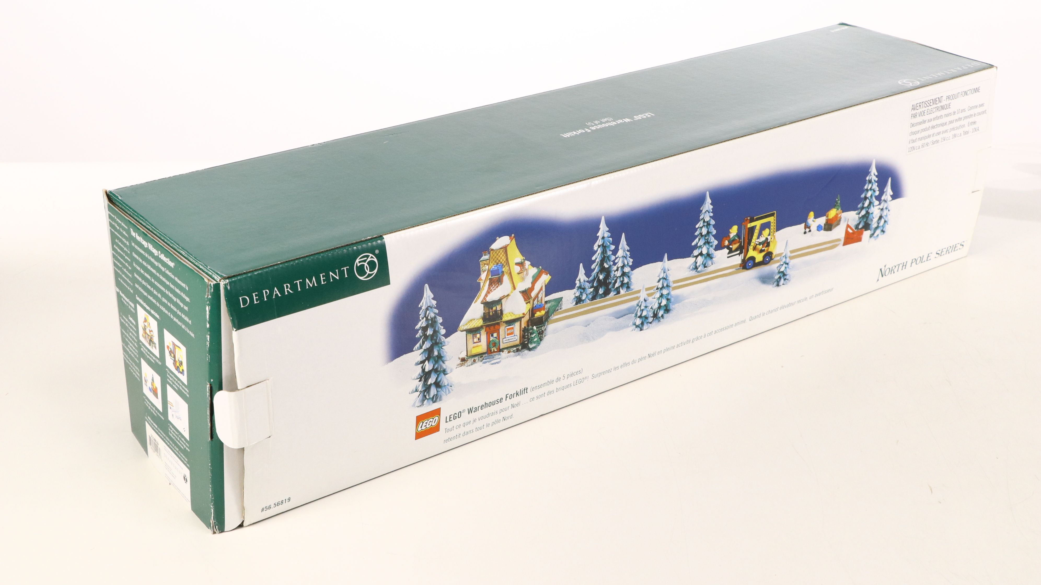 Dept. 65 "All Around the Park" and "LEGO Warehouse Forklift" Christmas Décor