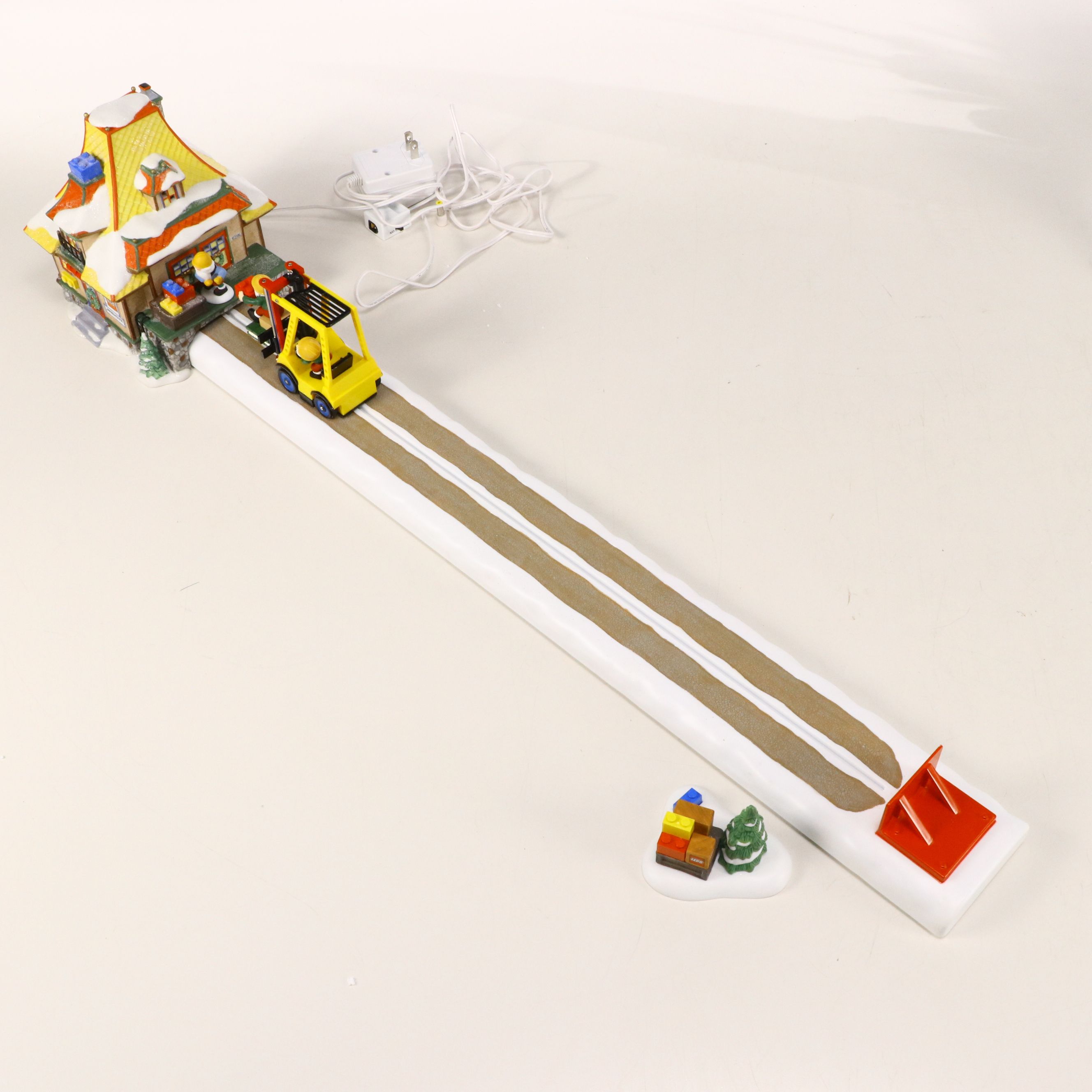 Dept. 65 "All Around the Park" and "LEGO Warehouse Forklift" Christmas Décor