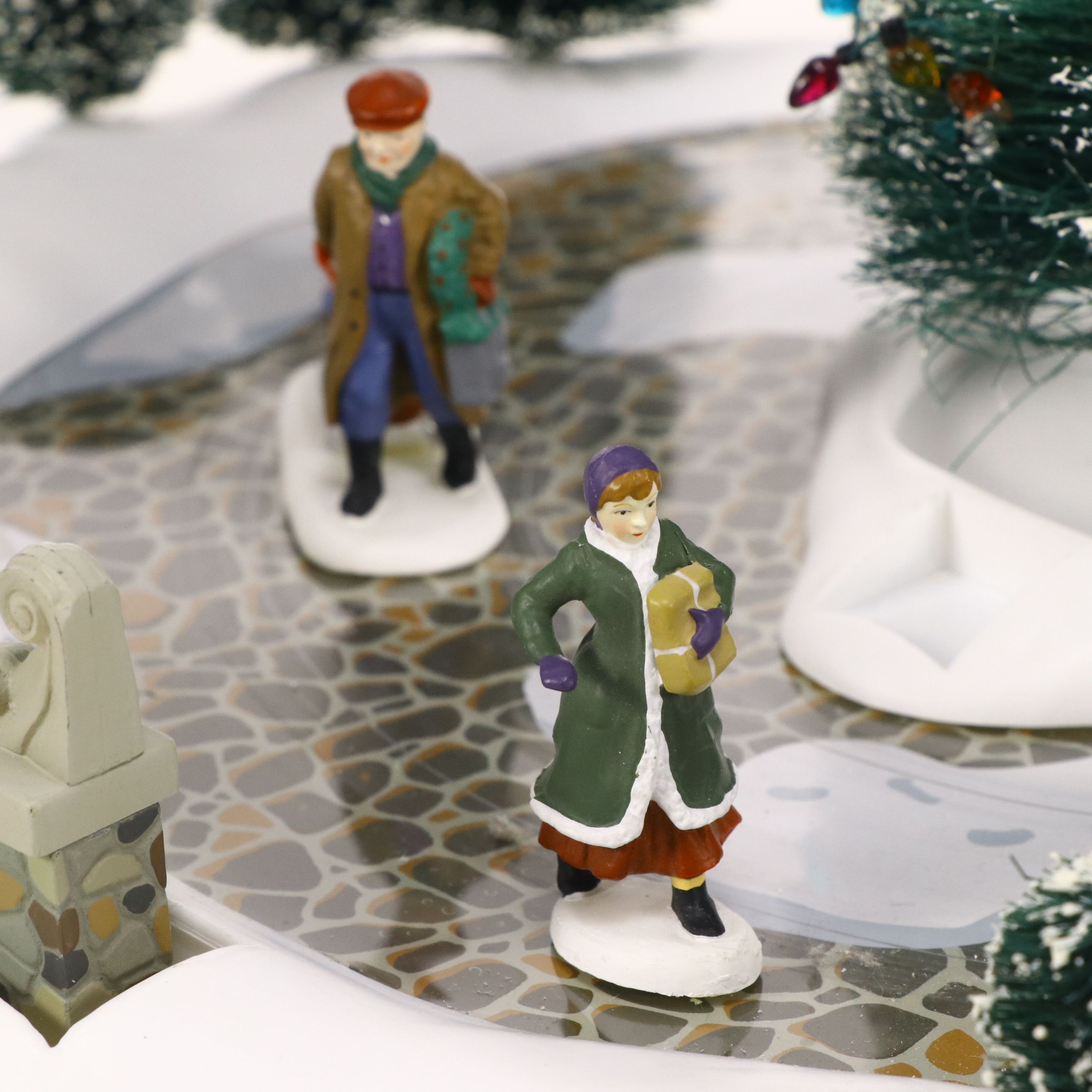 Dept. 65 "All Around the Park" and "LEGO Warehouse Forklift" Christmas Décor