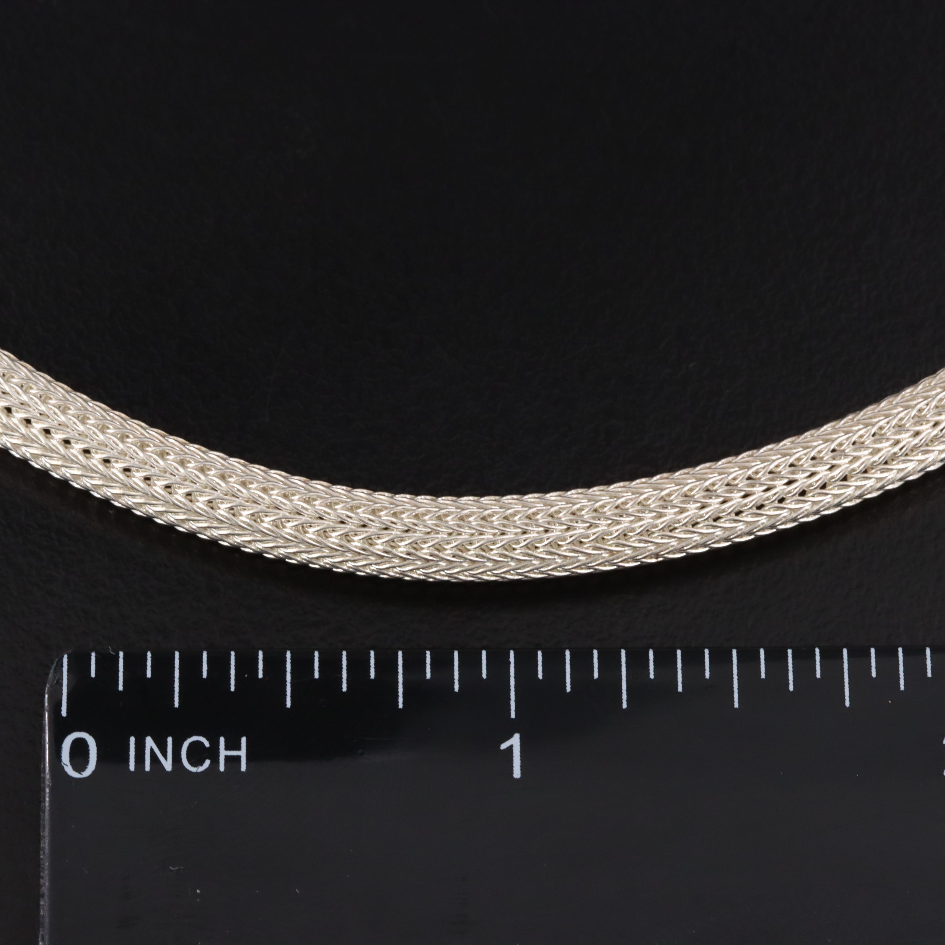 Italian Sterling Mesh Necklace