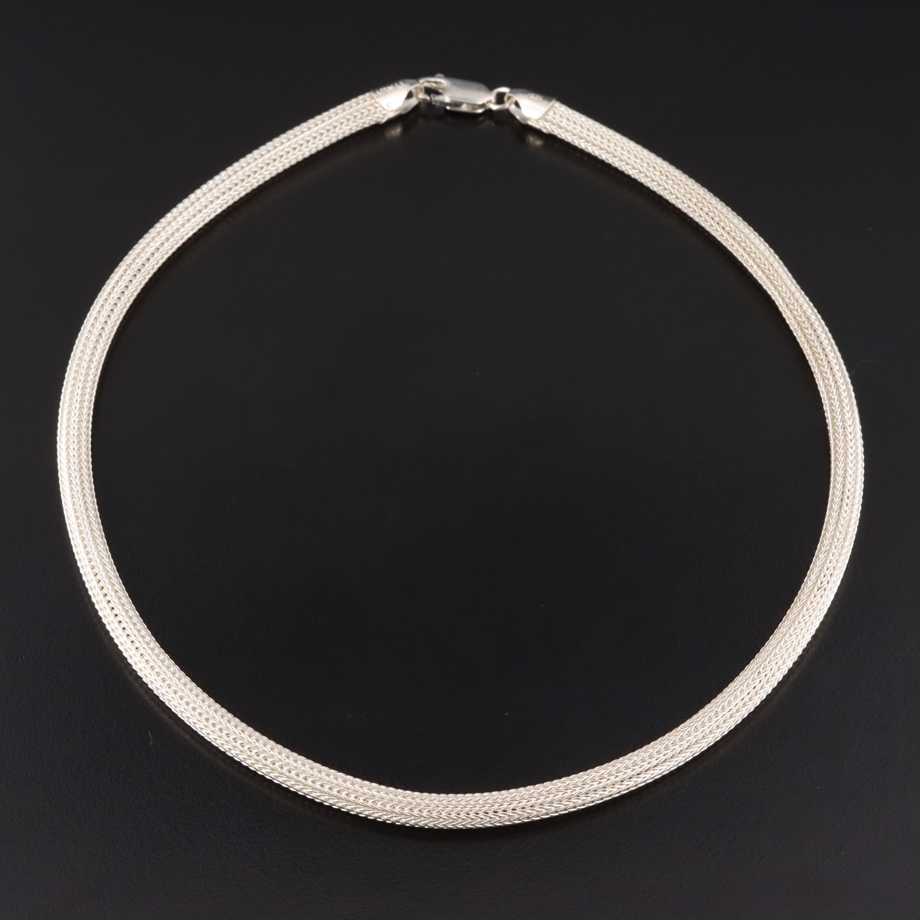 Italian Sterling Mesh Necklace