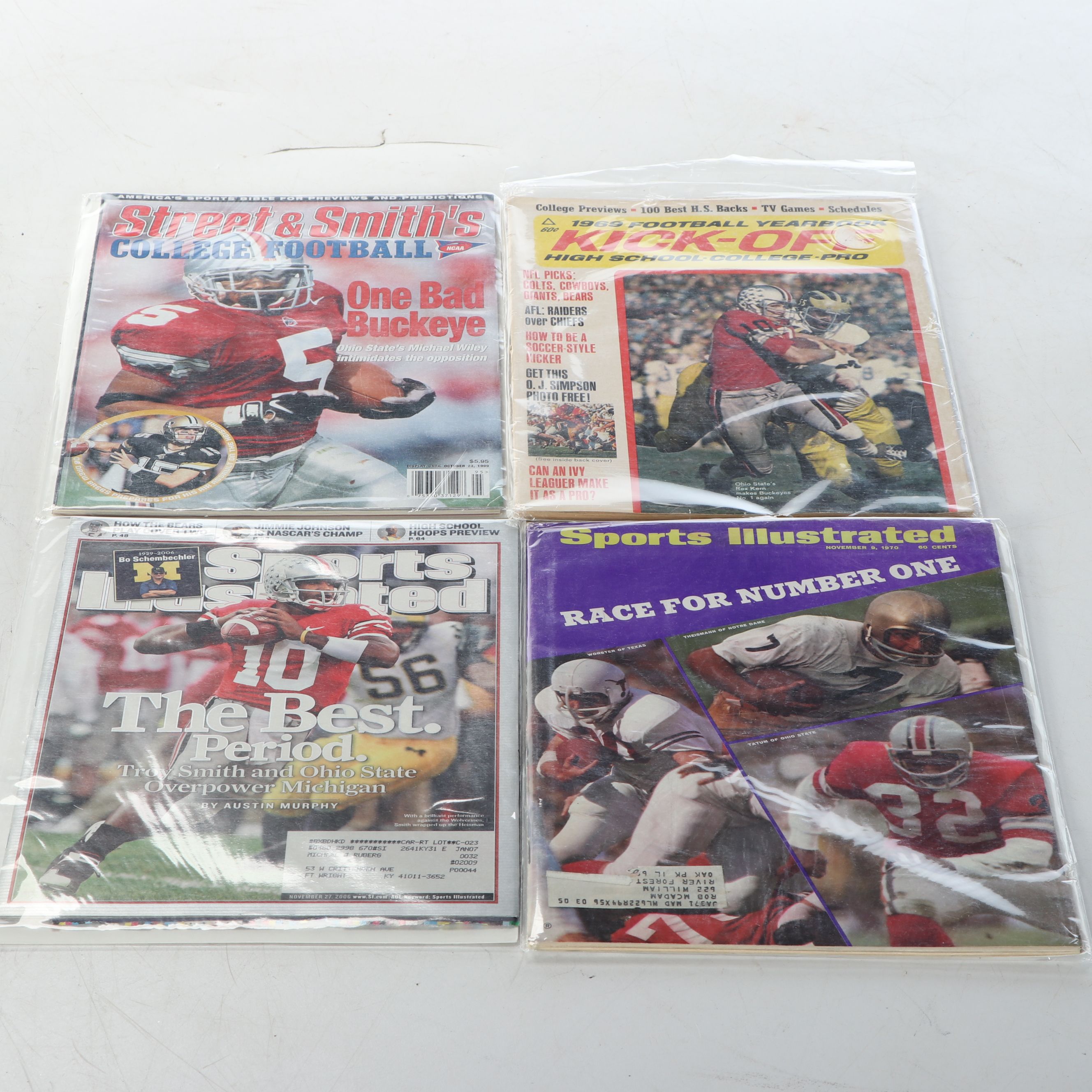 Cincinnati Reds and Bengals Wall Displays, OSU Football Periodicals and More