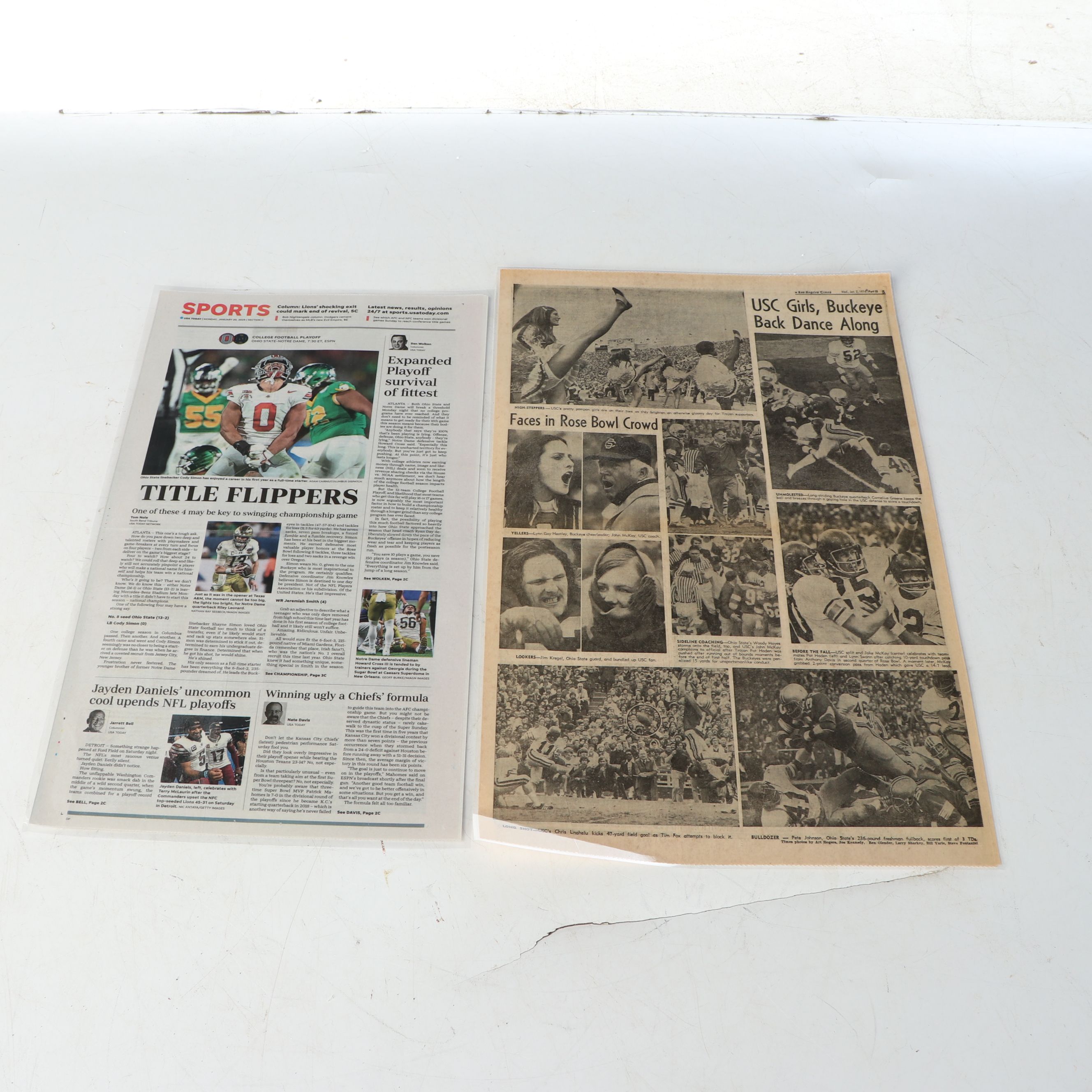 Cincinnati Reds and Bengals Wall Displays, OSU Football Periodicals and More