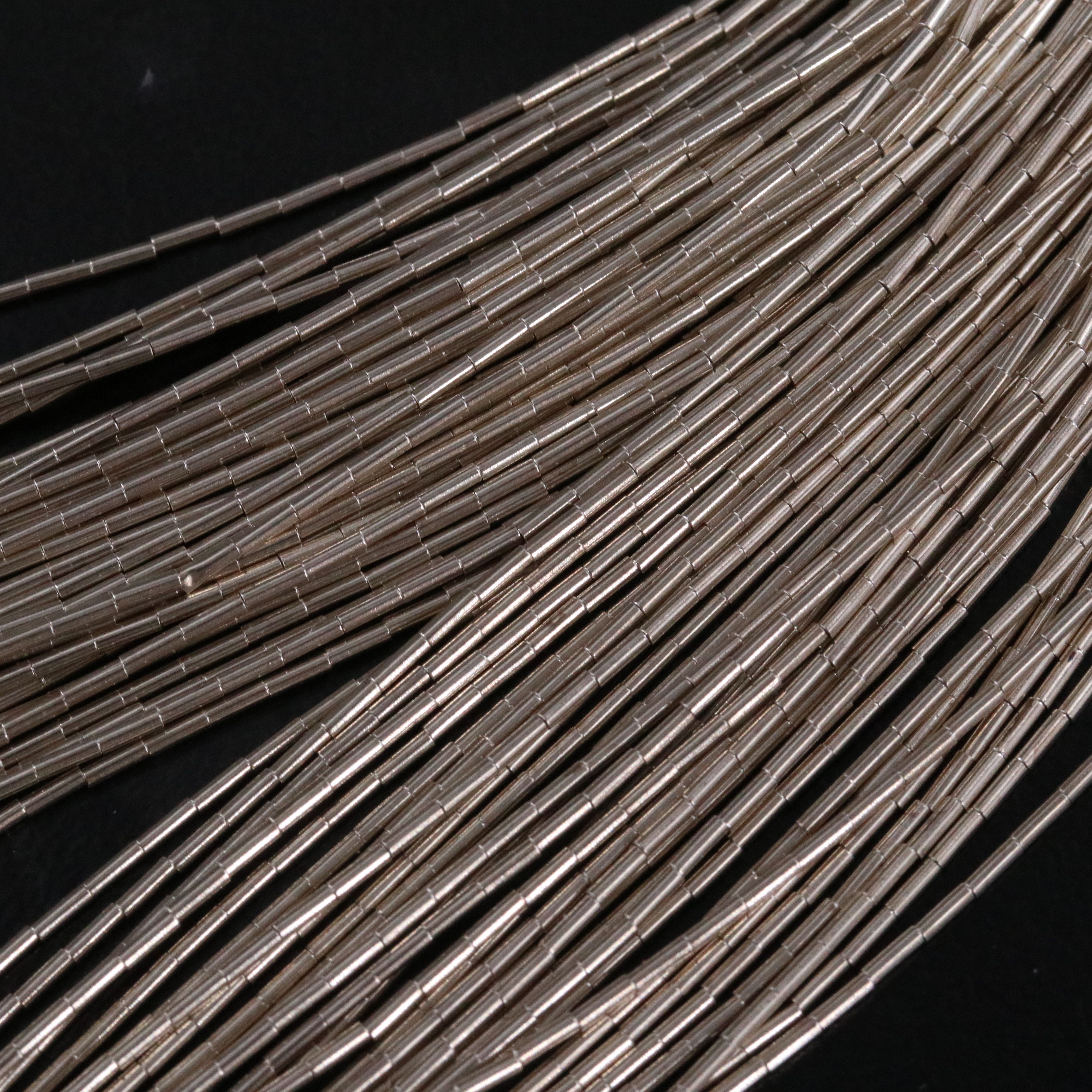 Relios Sterling 30 Strand Liquid Silver Necklace