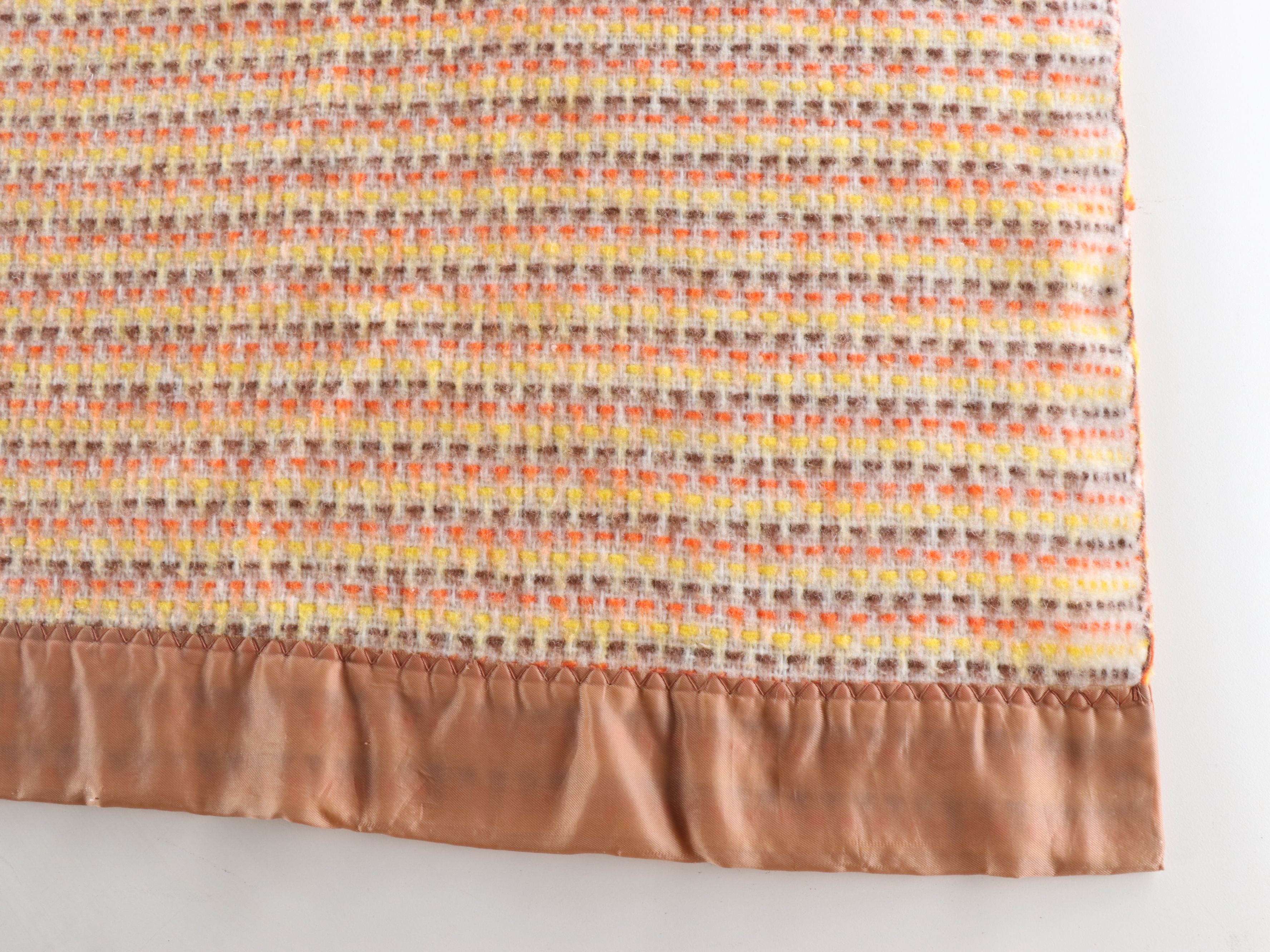 Vintage Nursery Rhyme Coverlet with Wool Blend Accent Blanket