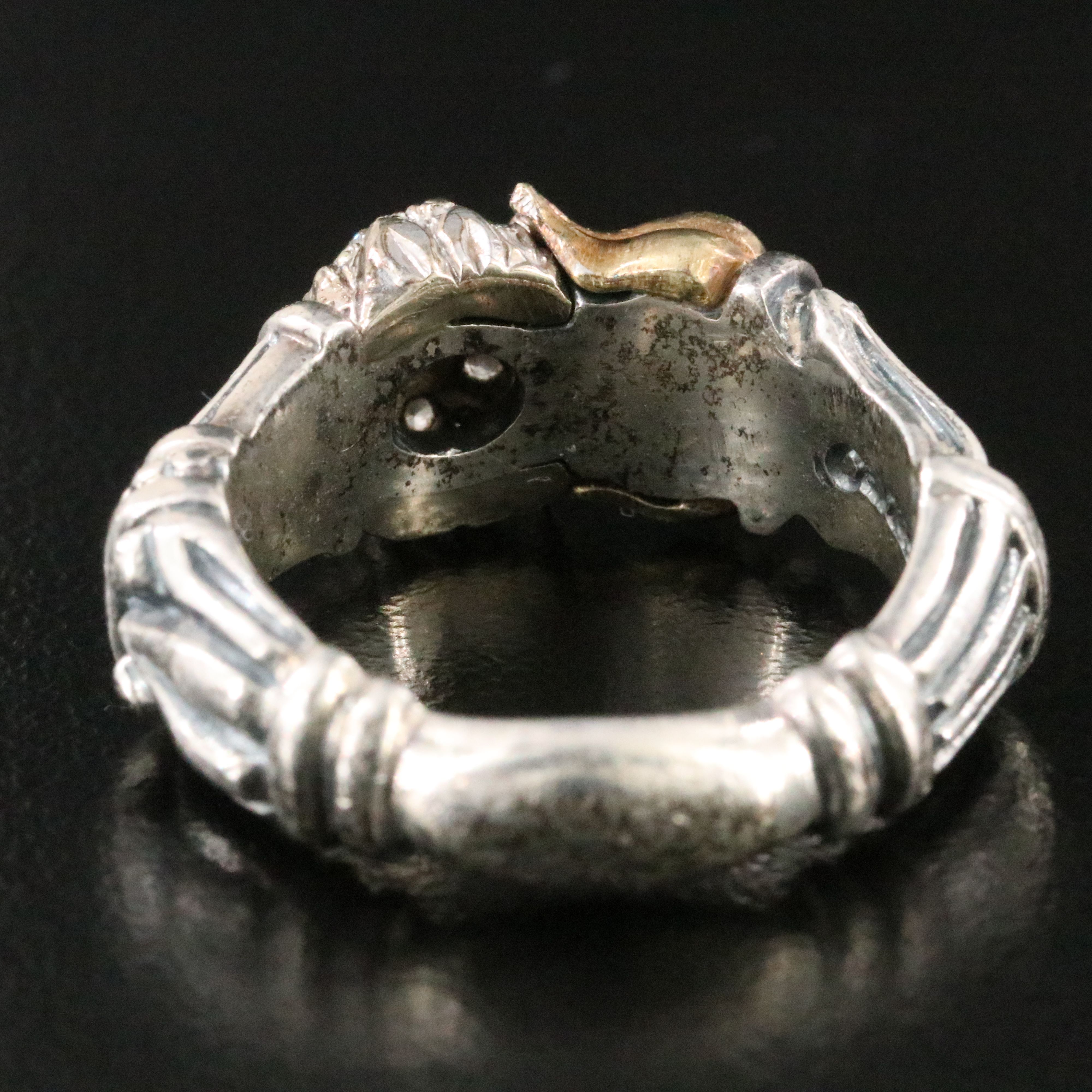 Caviar 18K Sterling Diamond Ring