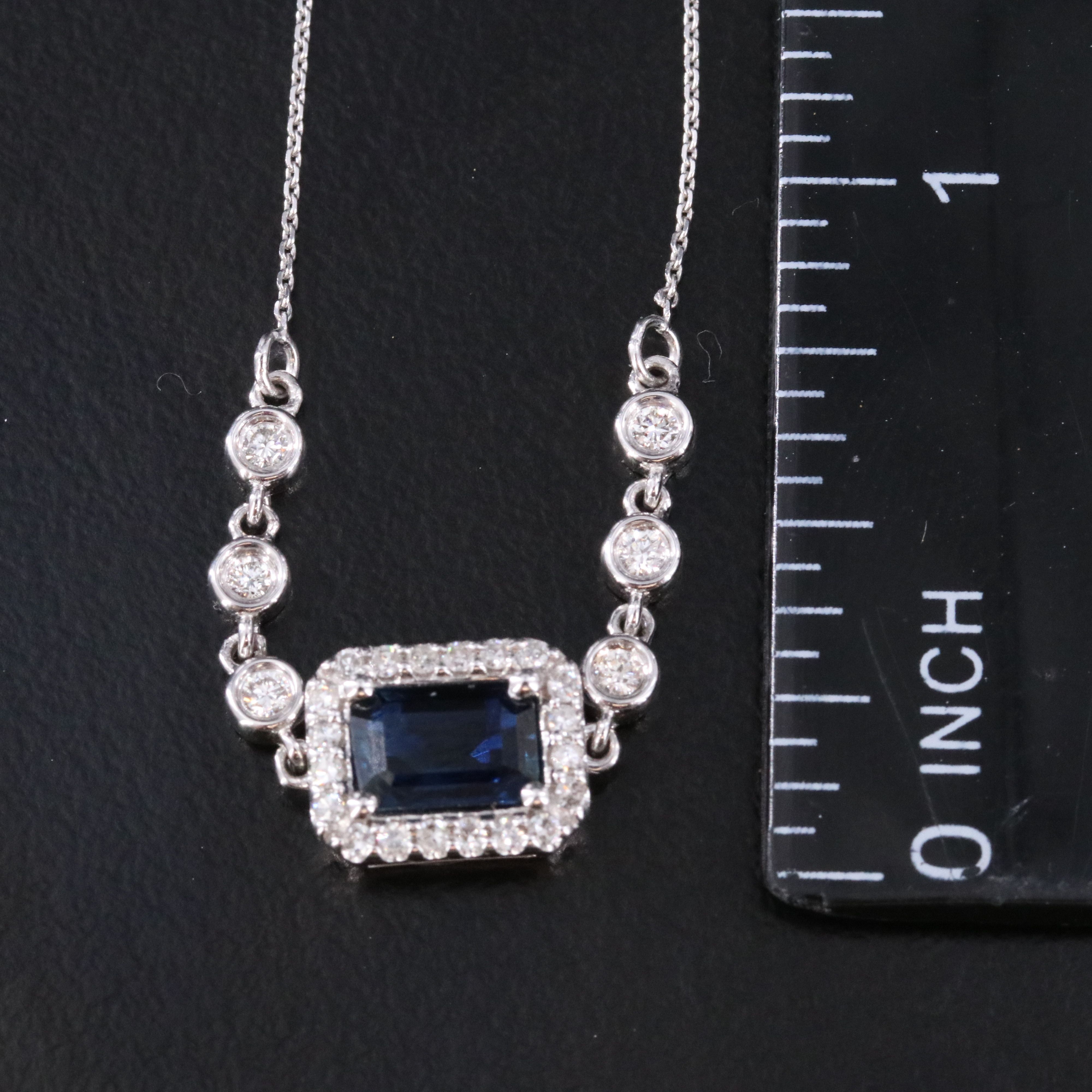 14K Sapphire and Diamond Bracelet