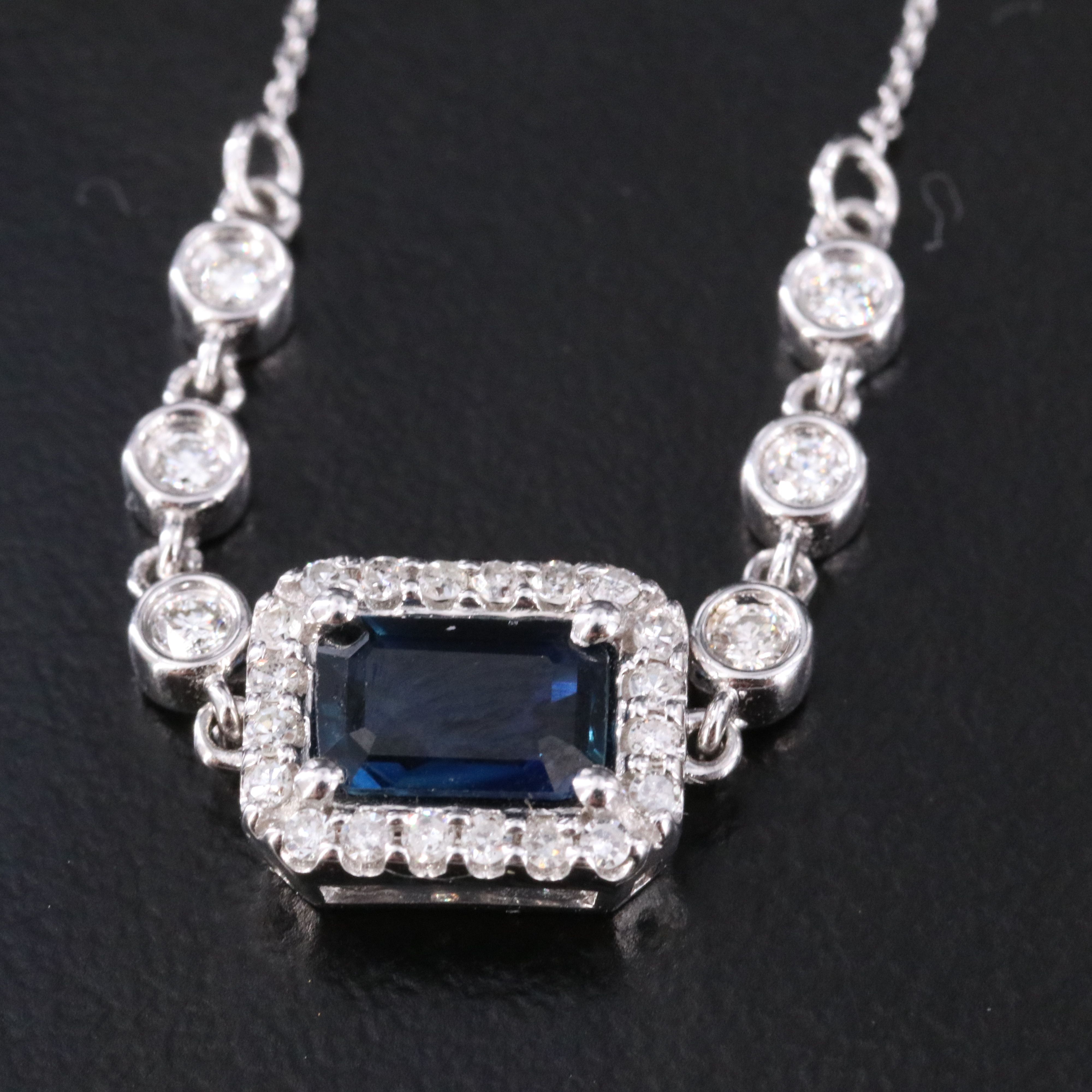 14K Sapphire and Diamond Bracelet