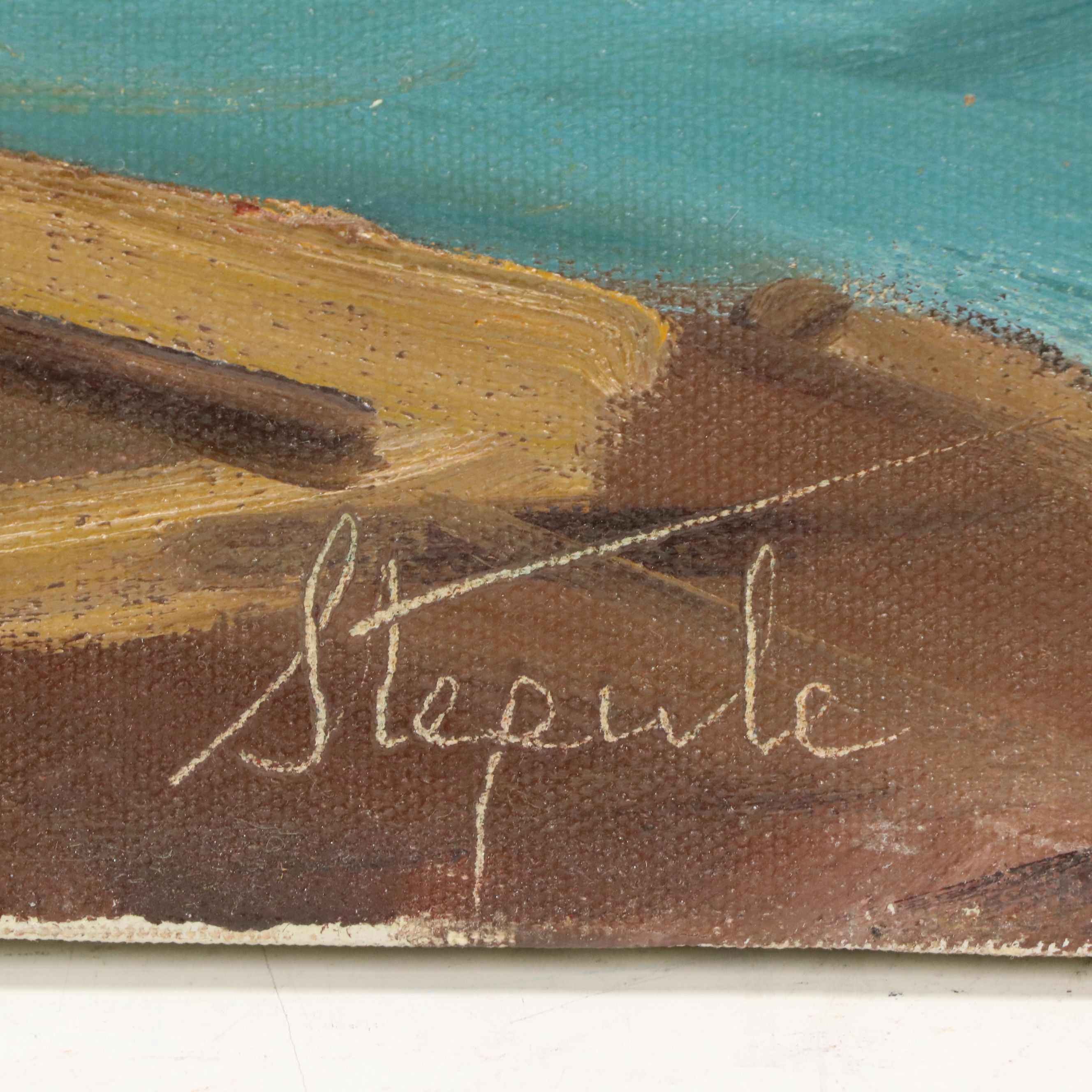 Charles Stepule Seascape Oil Painting