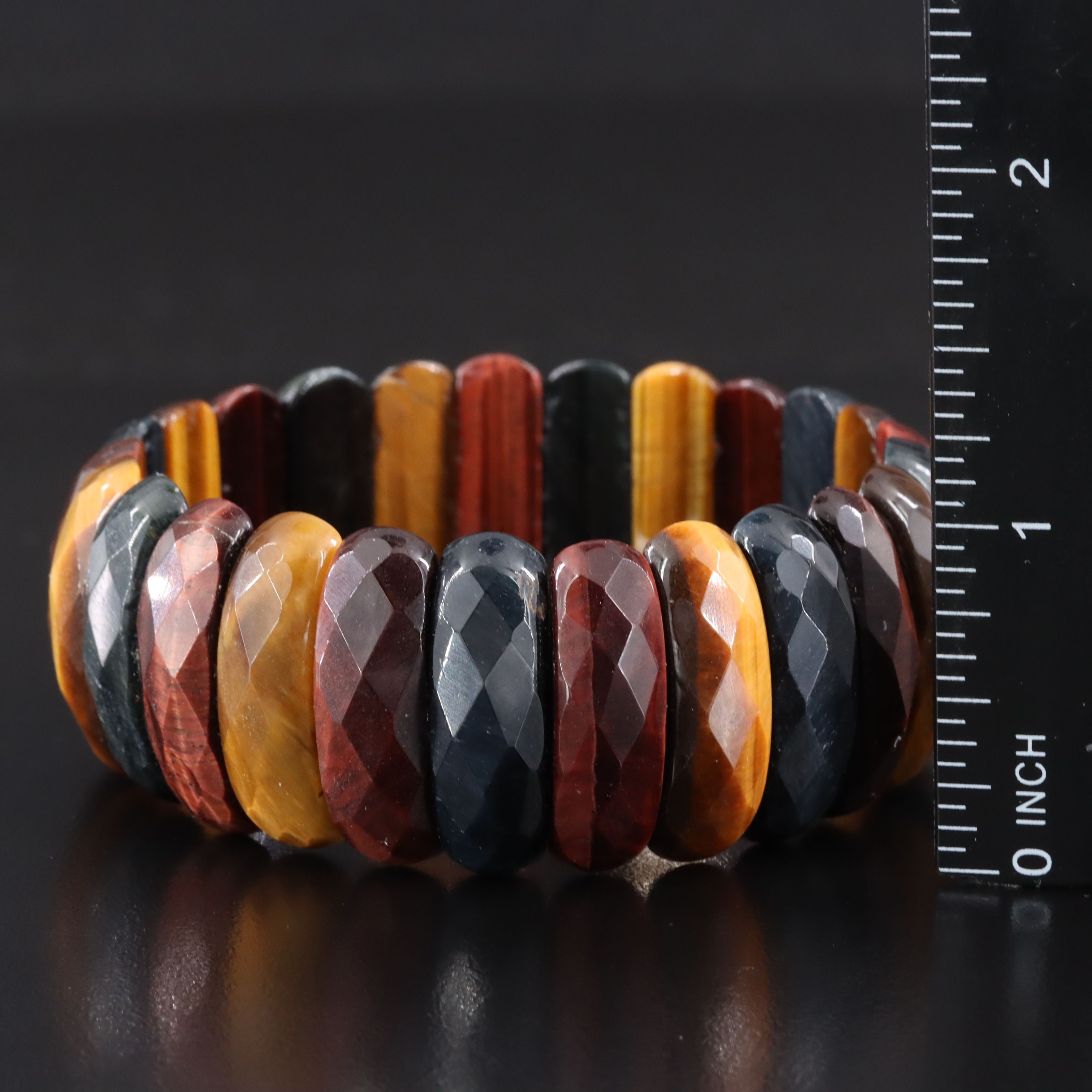 Necklace and Bracelet Assortment Featuring Tiger's Eye, Jasper, and Agate