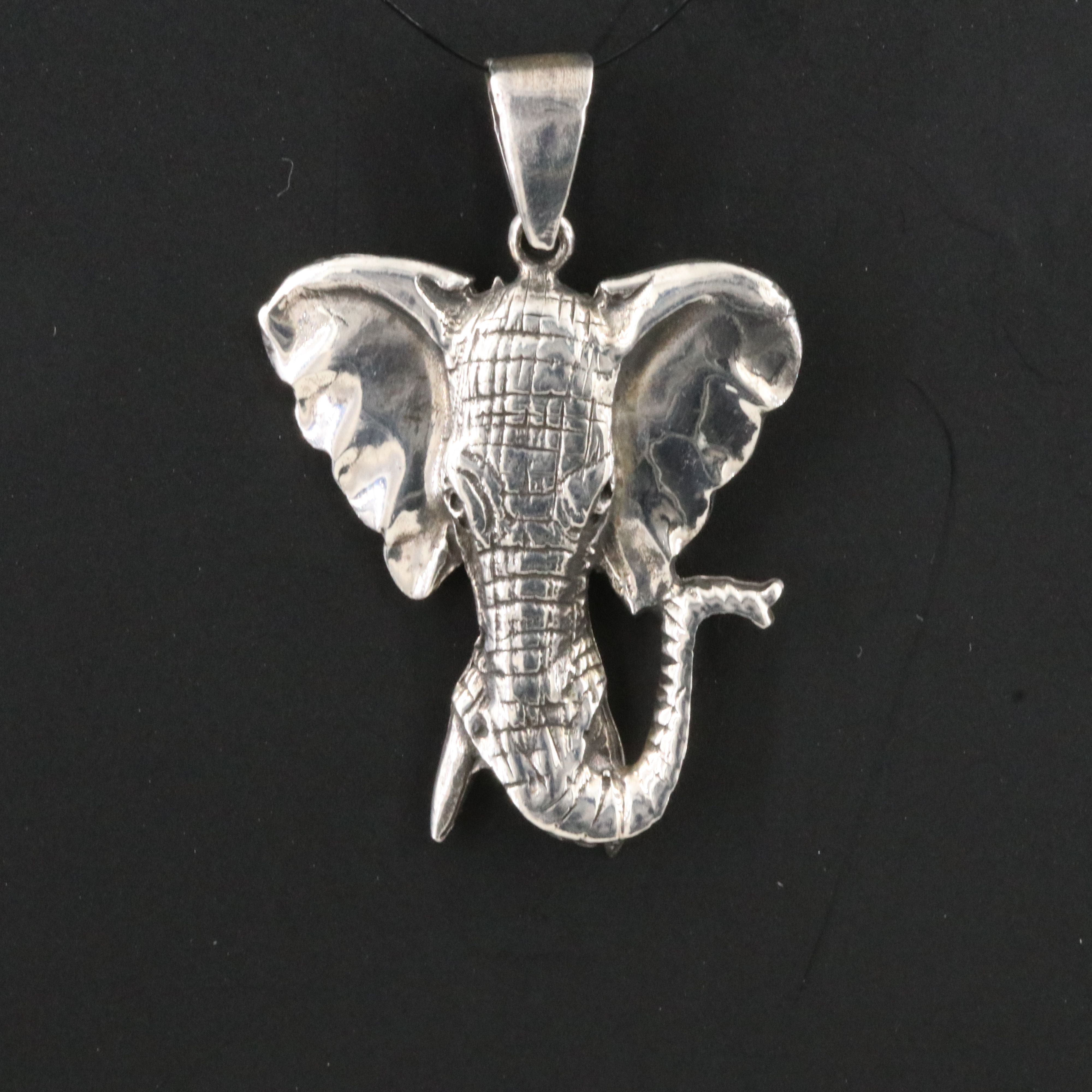 Sterling Elephant Pendant