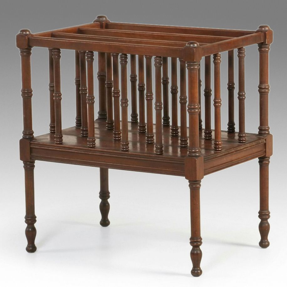 Regency Style Mahogany Canterbury, 20th Century