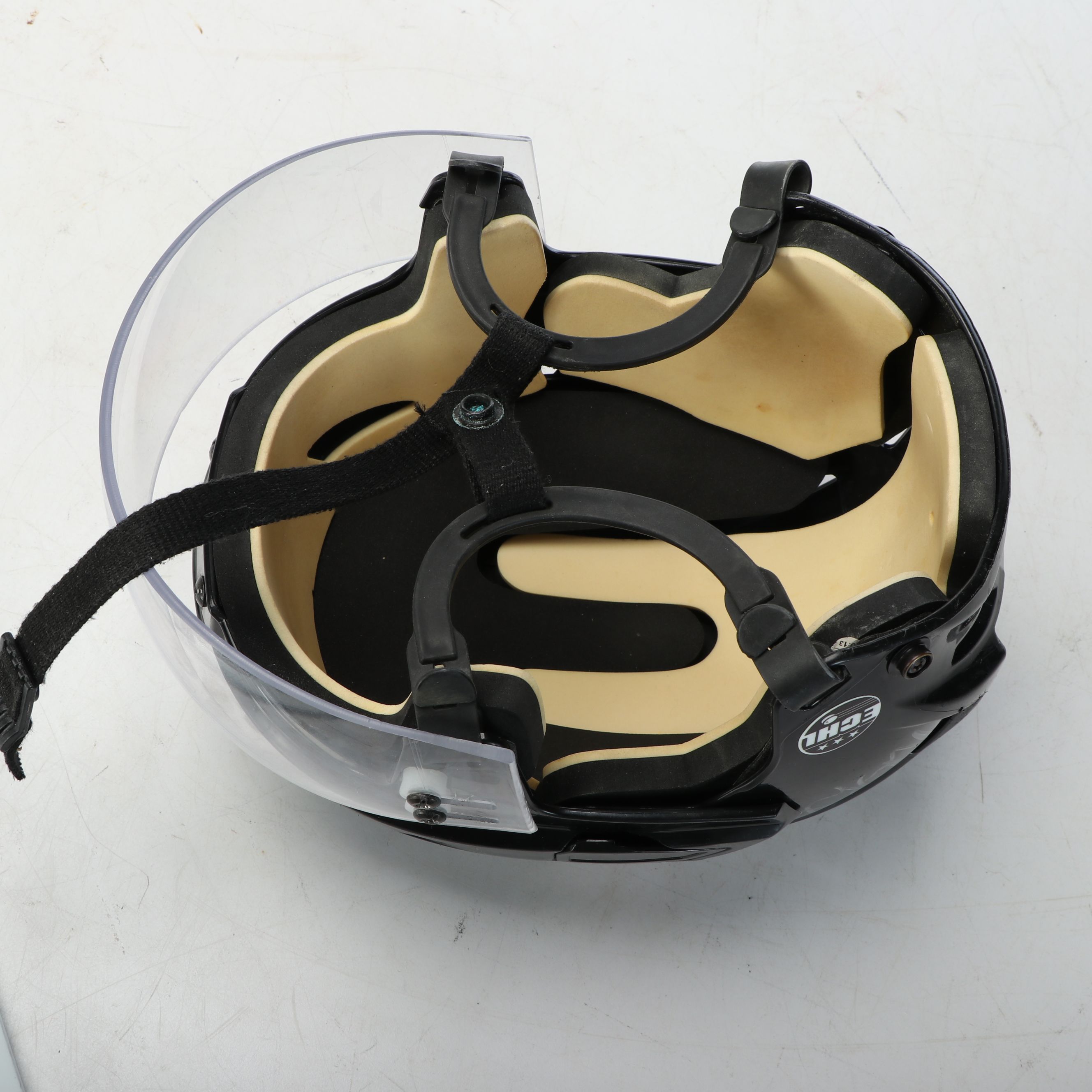 Team-Signed Cincinnati Cyclones Hockey Stick and Helmet, ECHL