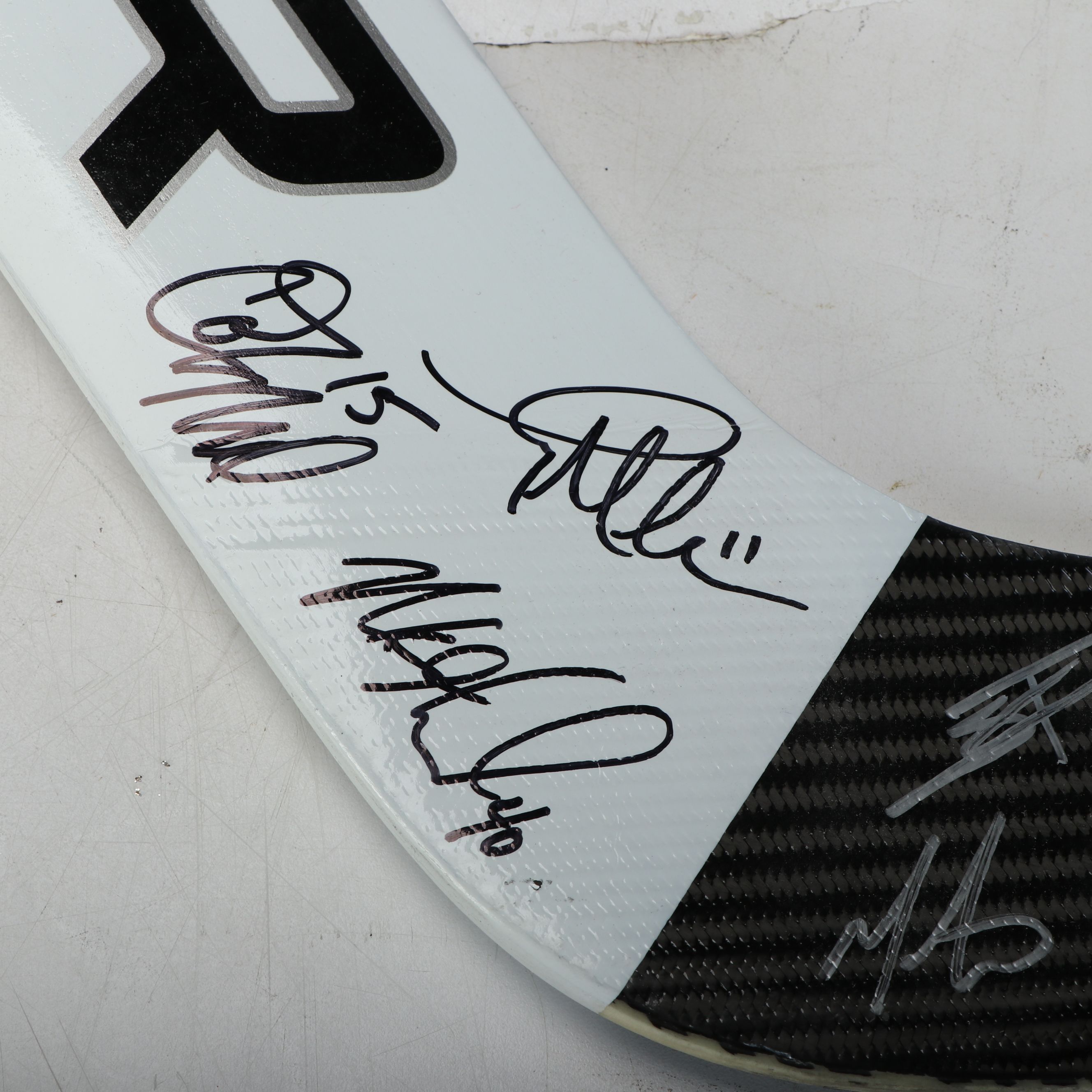 Team-Signed Cincinnati Cyclones Hockey Stick and Helmet, ECHL