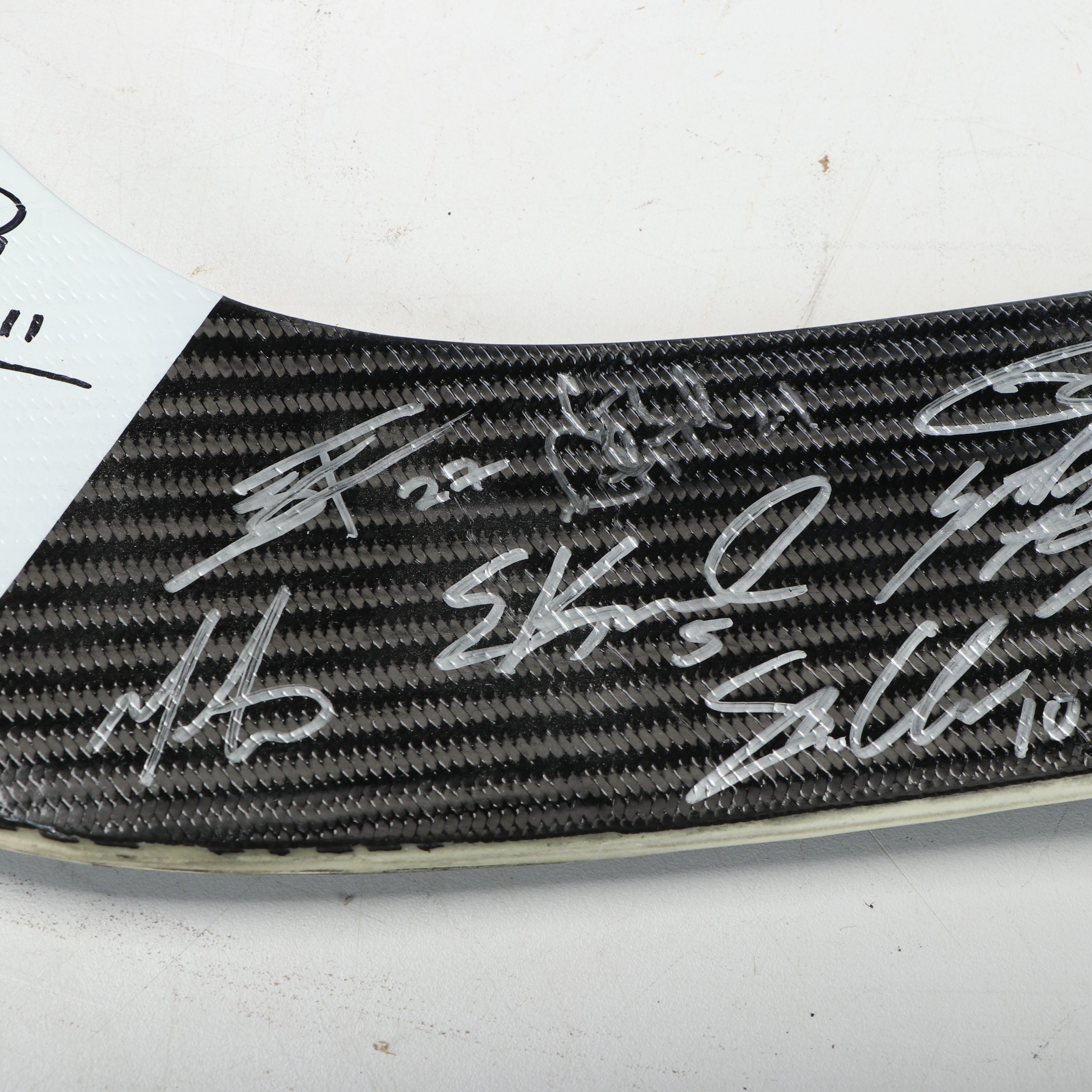 Team-Signed Cincinnati Cyclones Hockey Stick and Helmet, ECHL