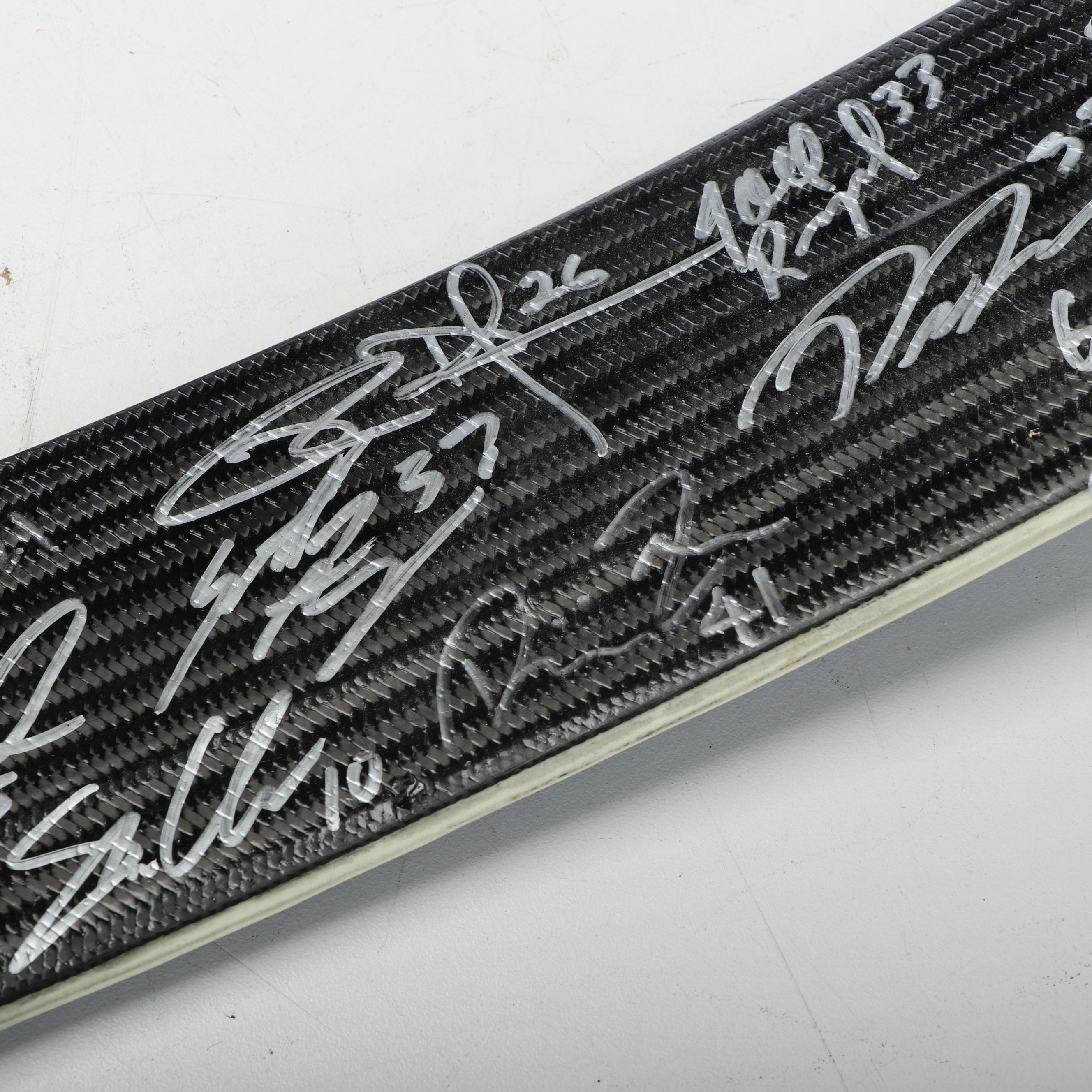 Team-Signed Cincinnati Cyclones Hockey Stick and Helmet, ECHL