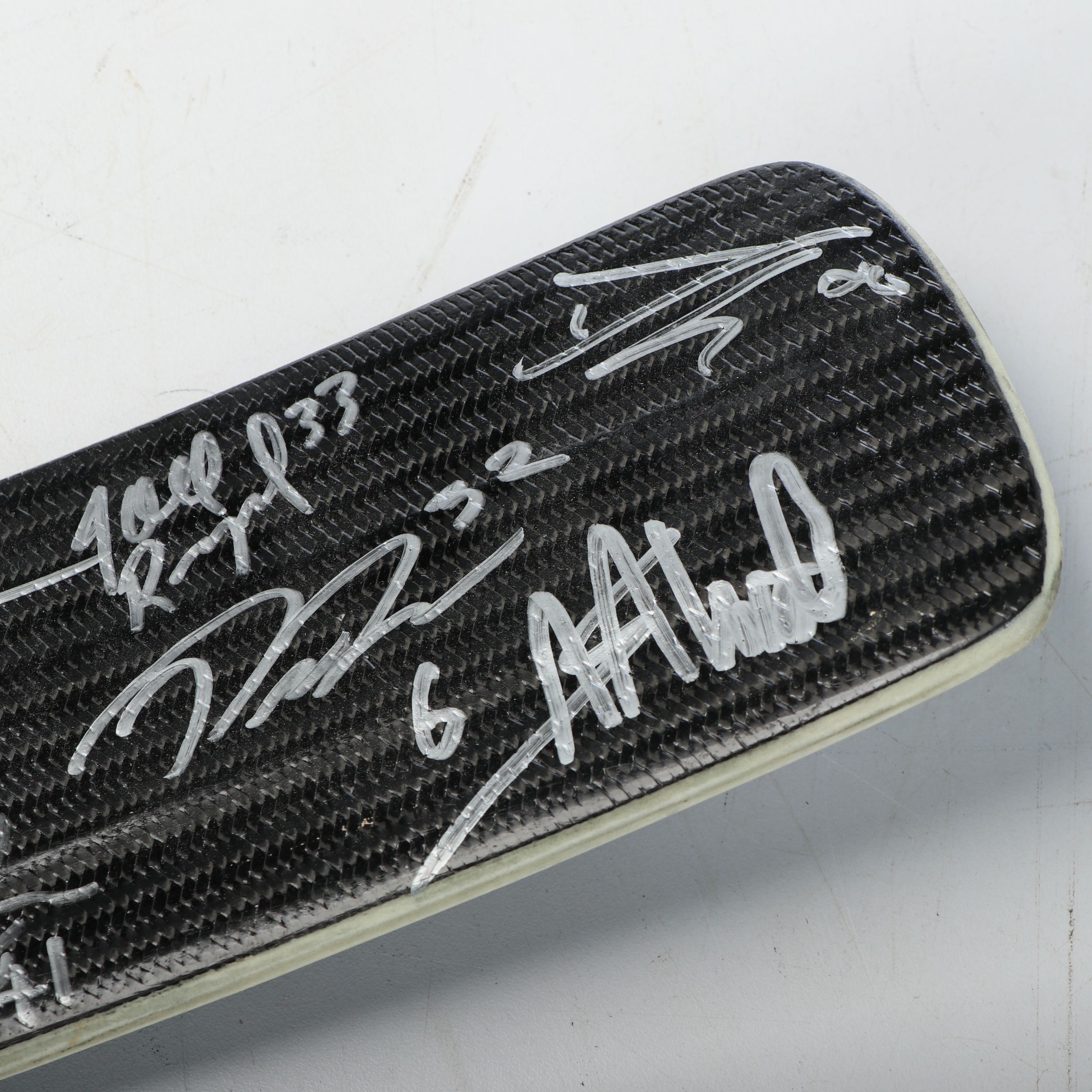 Team-Signed Cincinnati Cyclones Hockey Stick and Helmet, ECHL