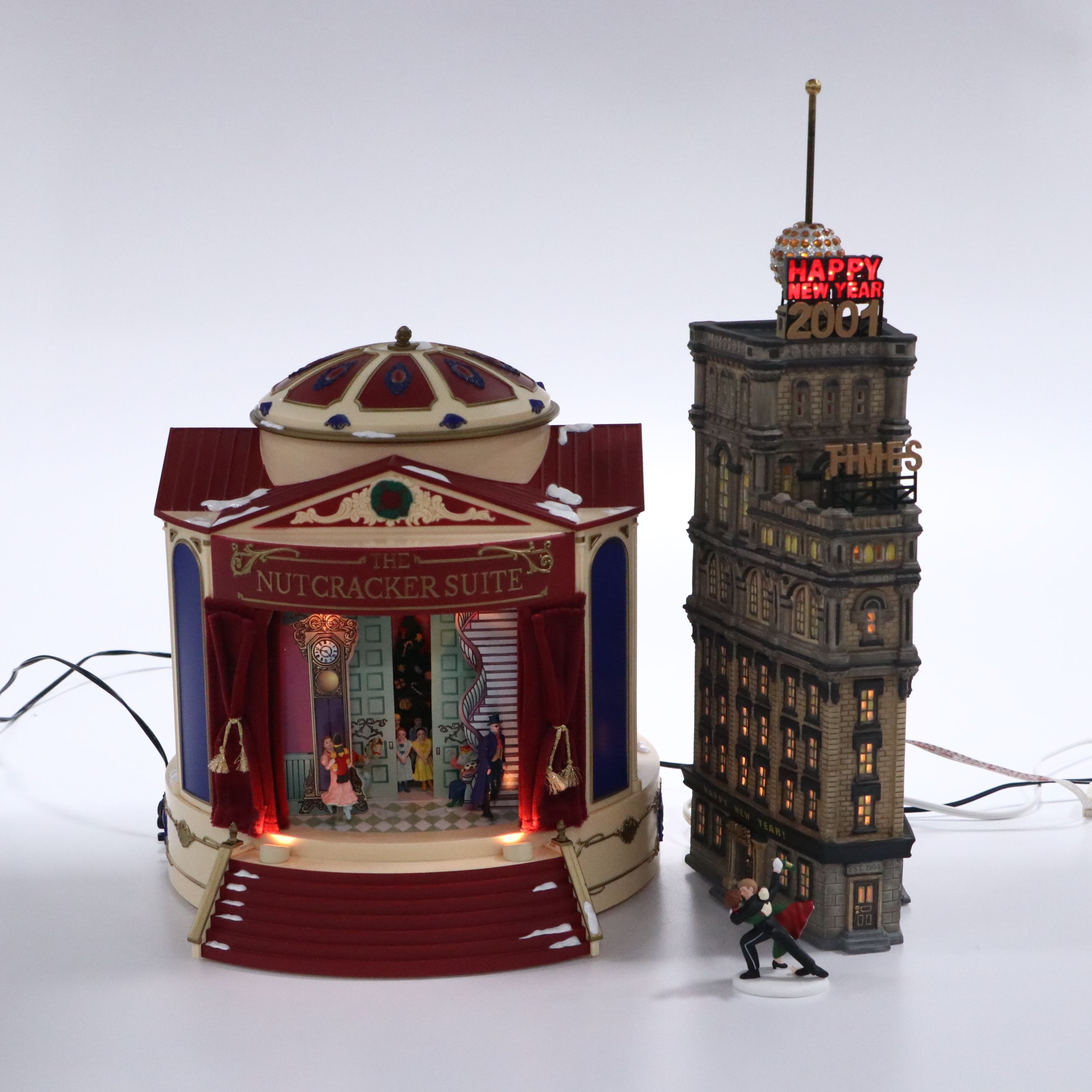 Department 56 "The Times Tower" with Mr. Christmas Nutcracker Show, Other Décor