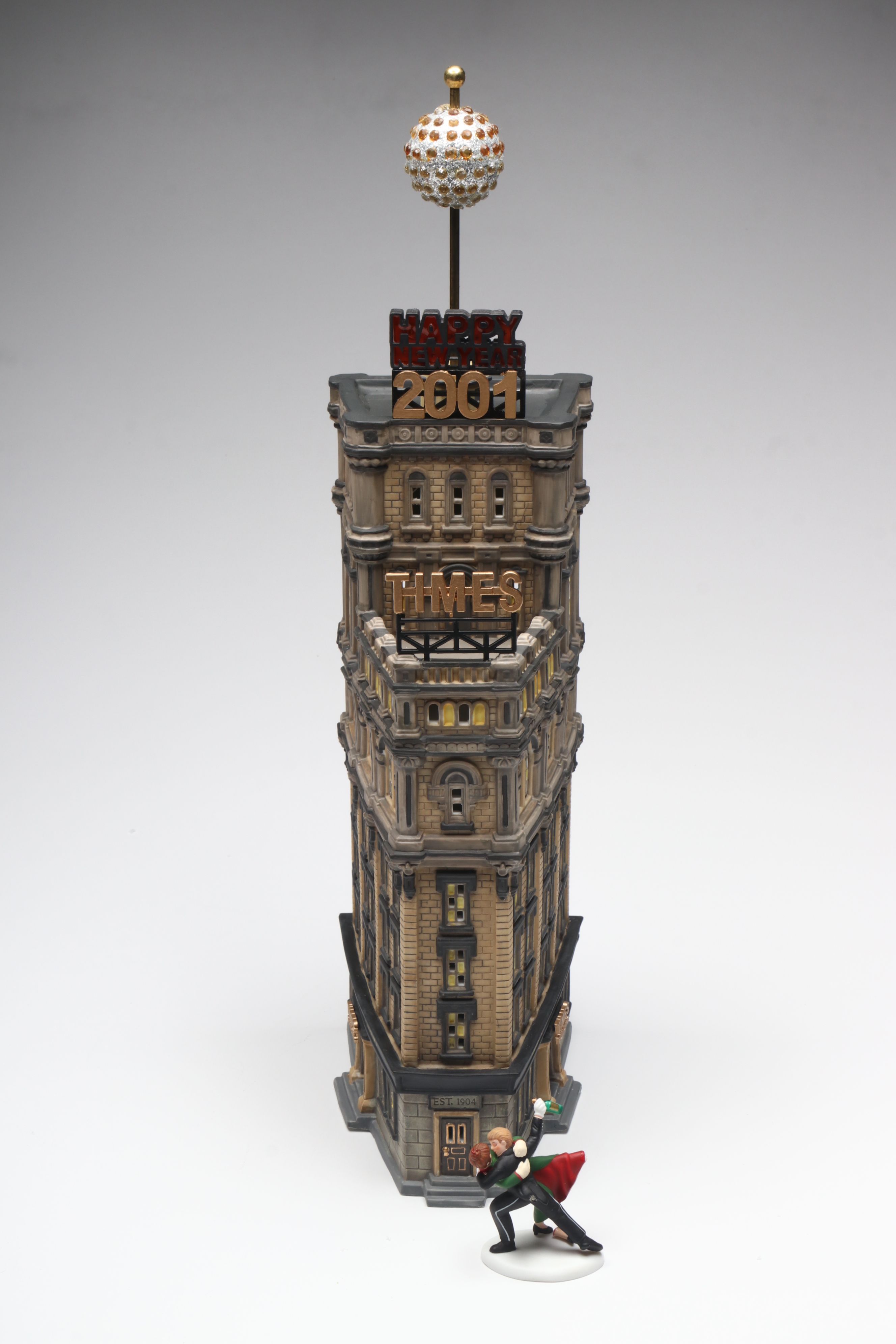 Department 56 "The Times Tower" with Mr. Christmas Nutcracker Show, Other Décor