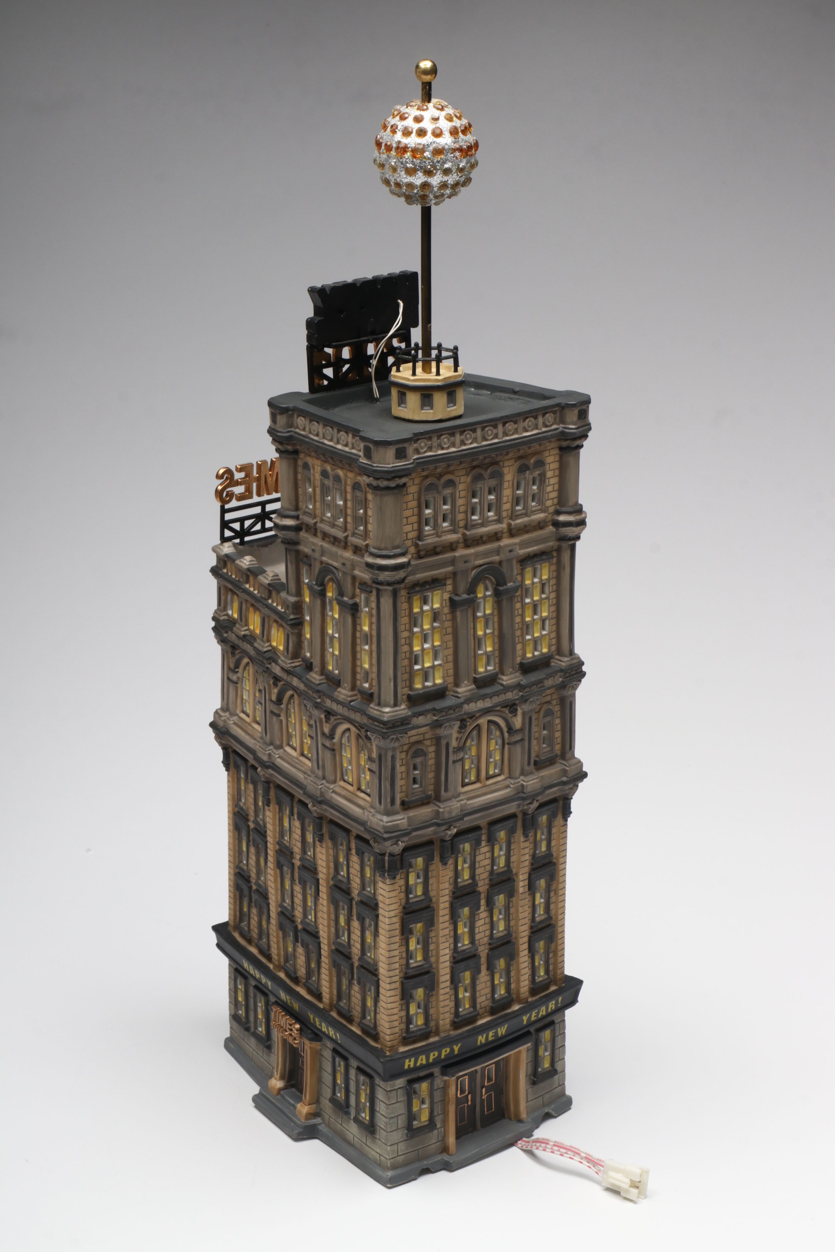 Department 56 "The Times Tower" with Mr. Christmas Nutcracker Show, Other Décor