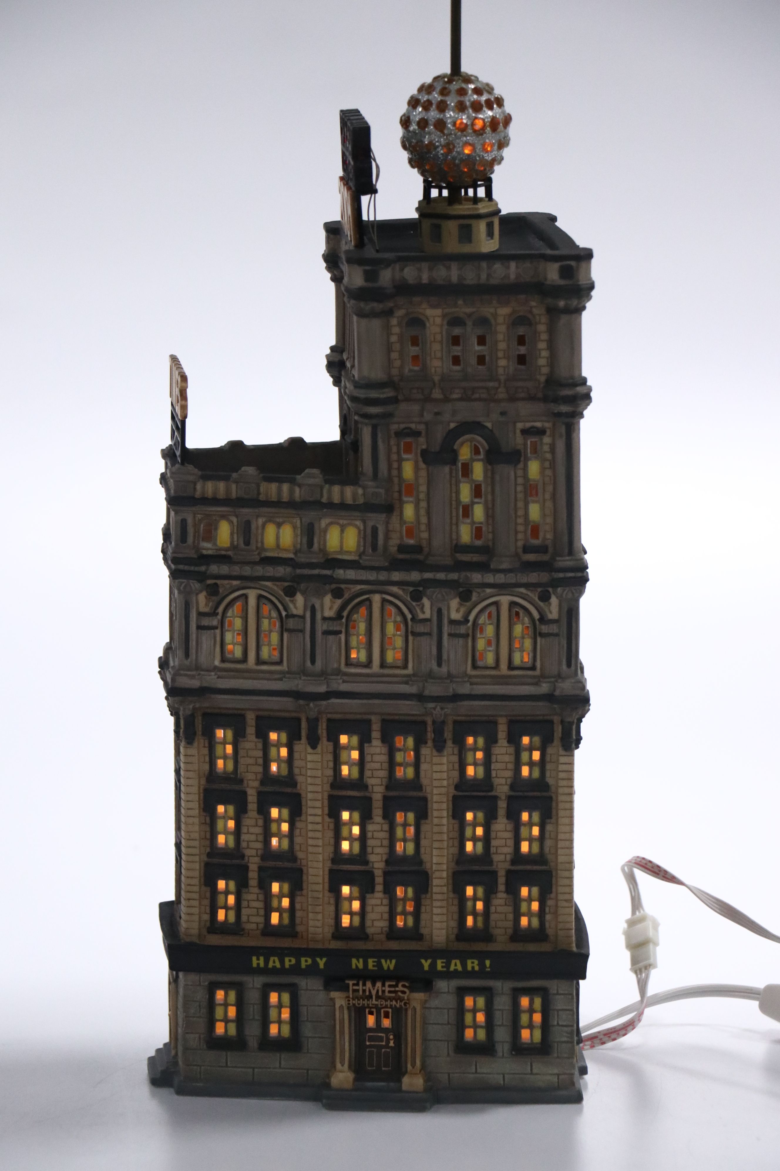 Department 56 "The Times Tower" with Mr. Christmas Nutcracker Show, Other Décor