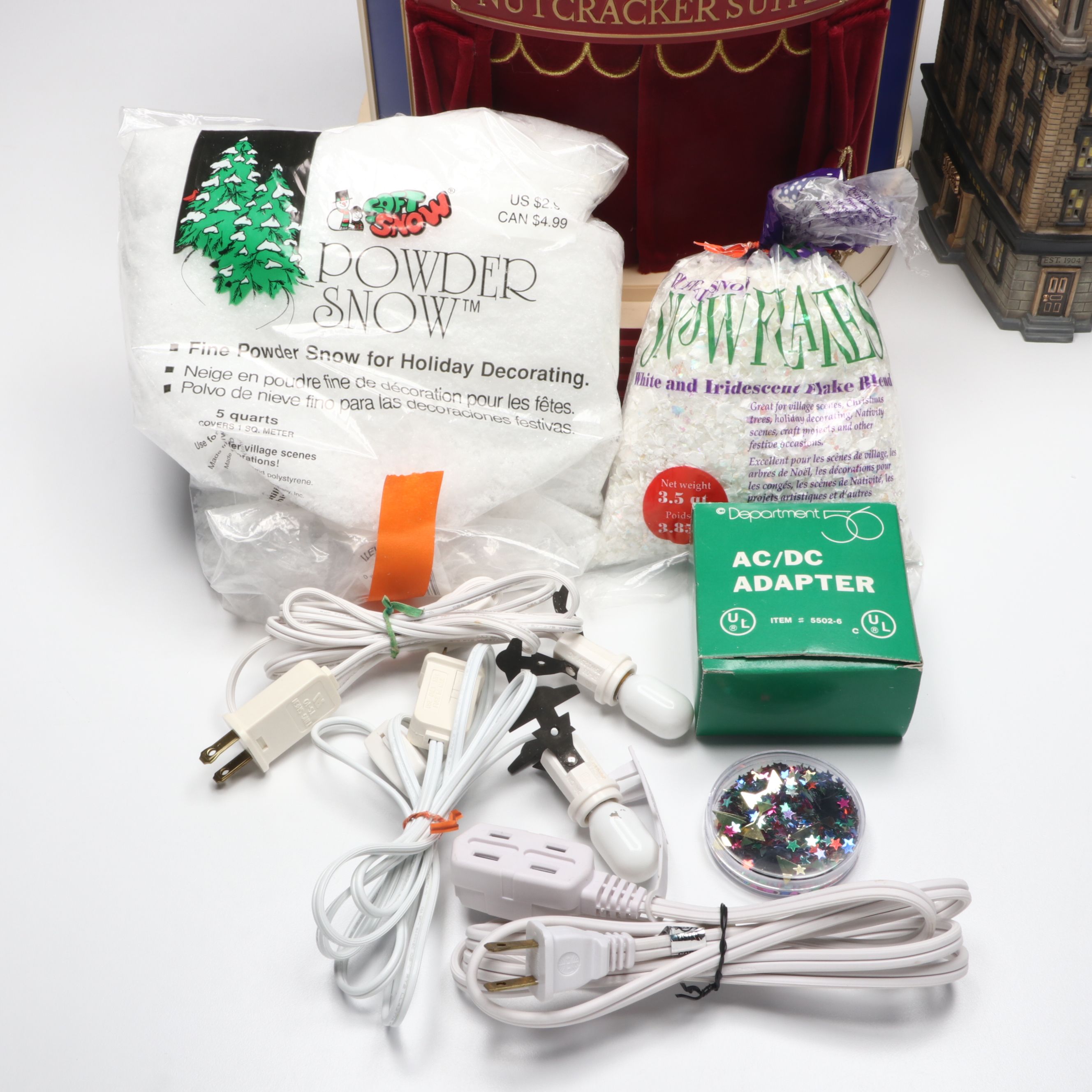 Department 56 "The Times Tower" with Mr. Christmas Nutcracker Show, Other Décor