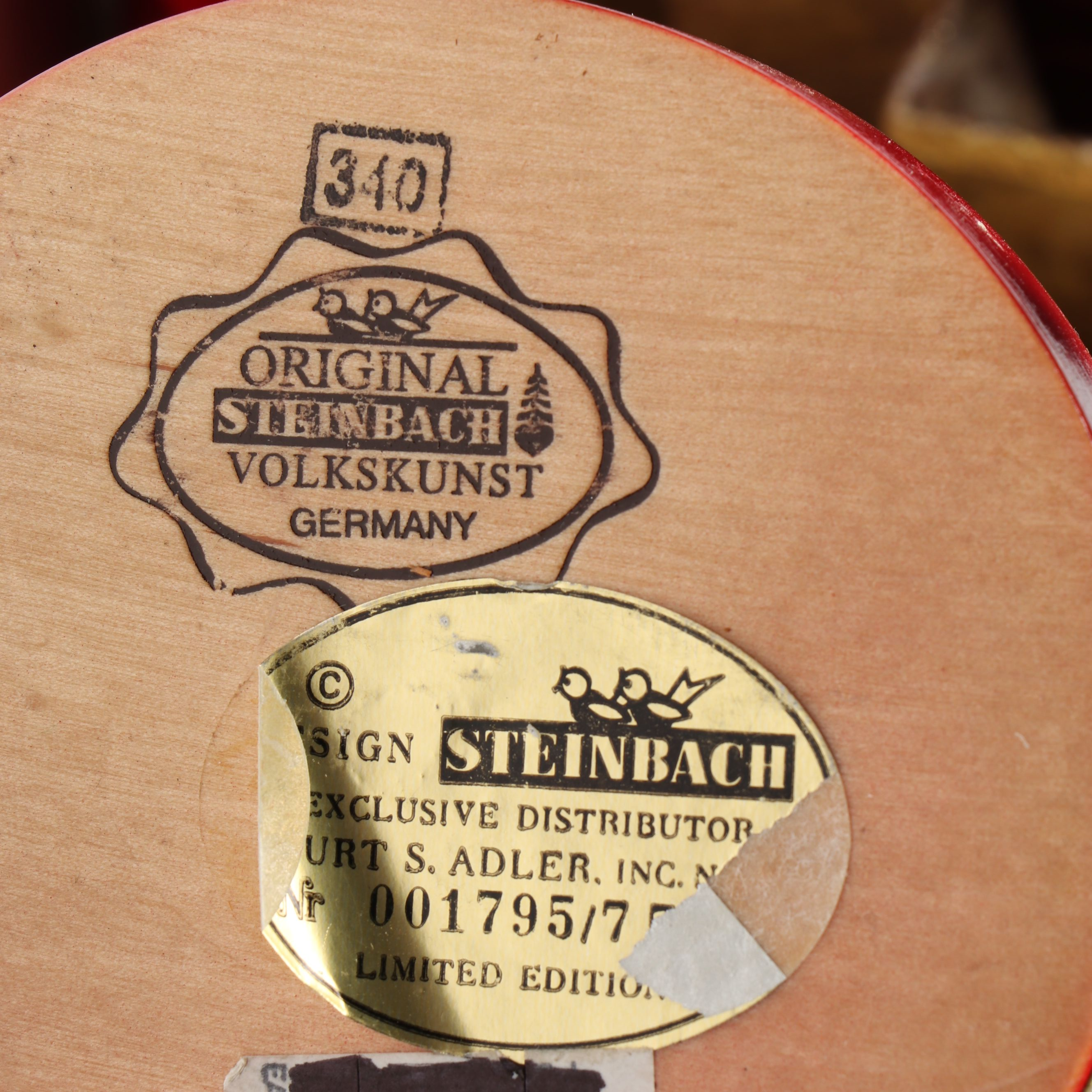 Limited Edition Steinbach "King Henry VIII" Handmade German Nutcracker