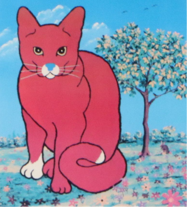 Jim Tweedy Offset Lithograph "Charlie the RedCat: Springtime," 21st C.