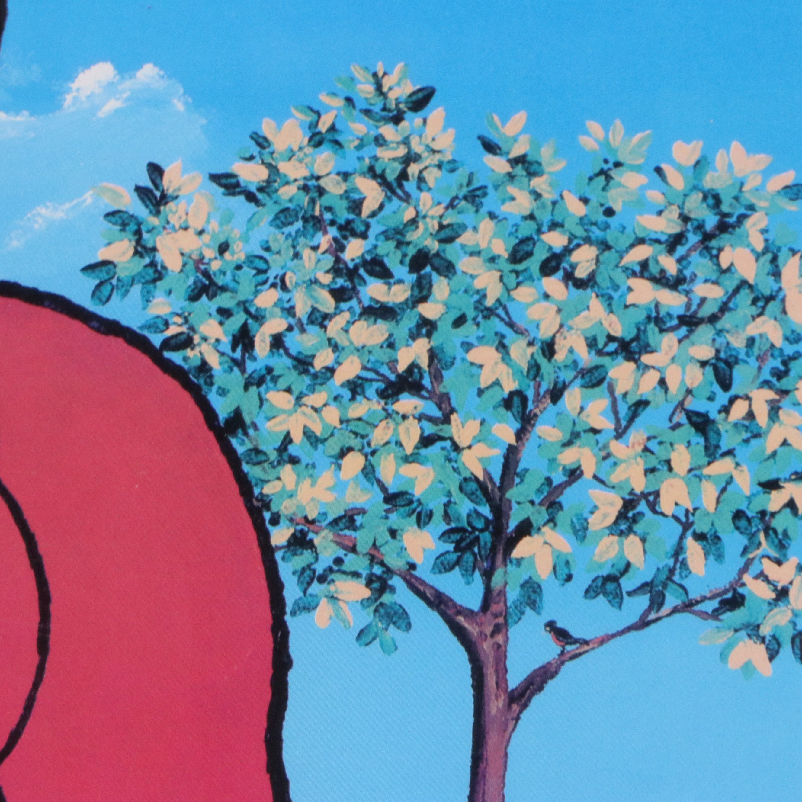 Jim Tweedy Offset Lithograph "Charlie the RedCat: Springtime," 21st C.