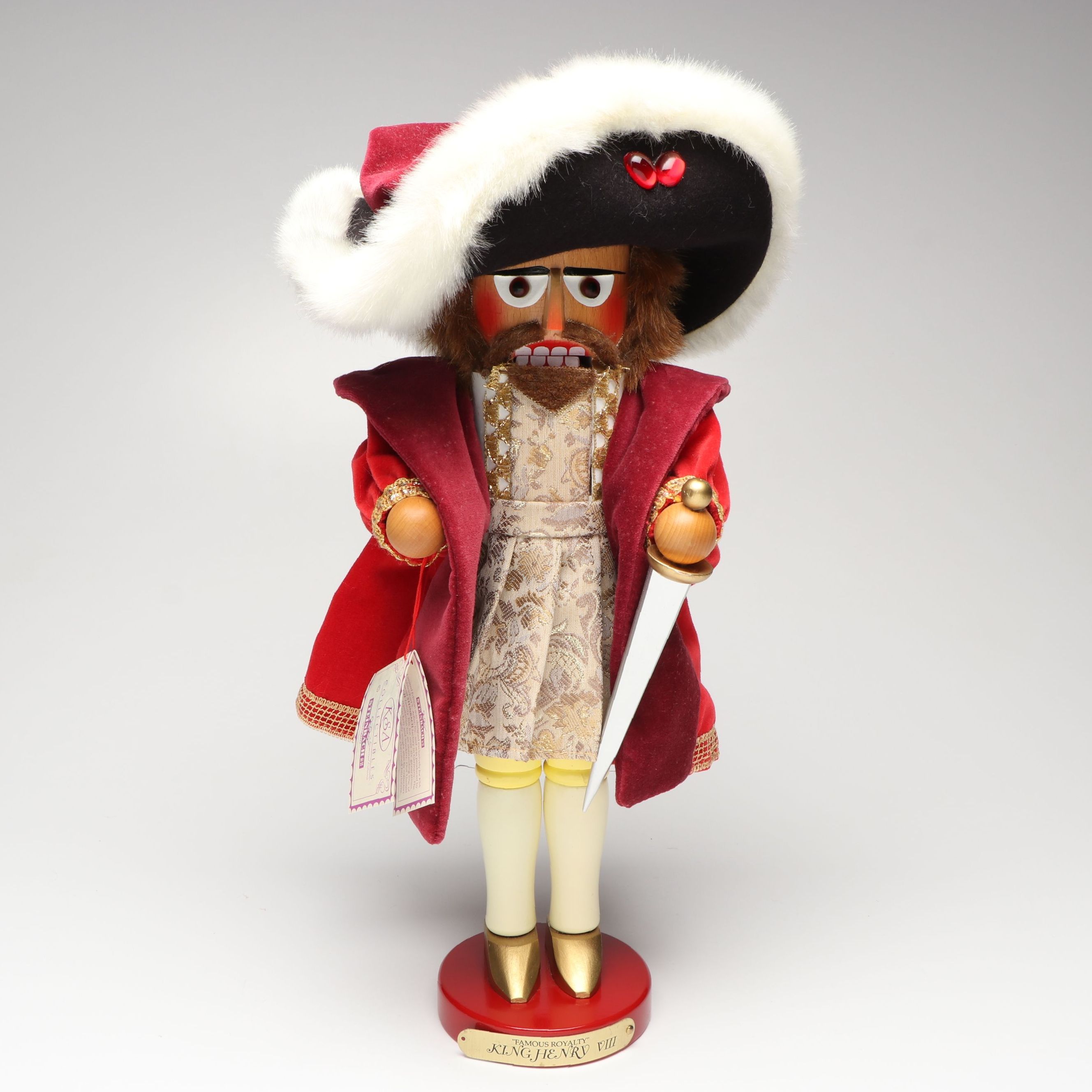 Limited Edition Steinbach "King Henry VIII" Handmade German Nutcracker