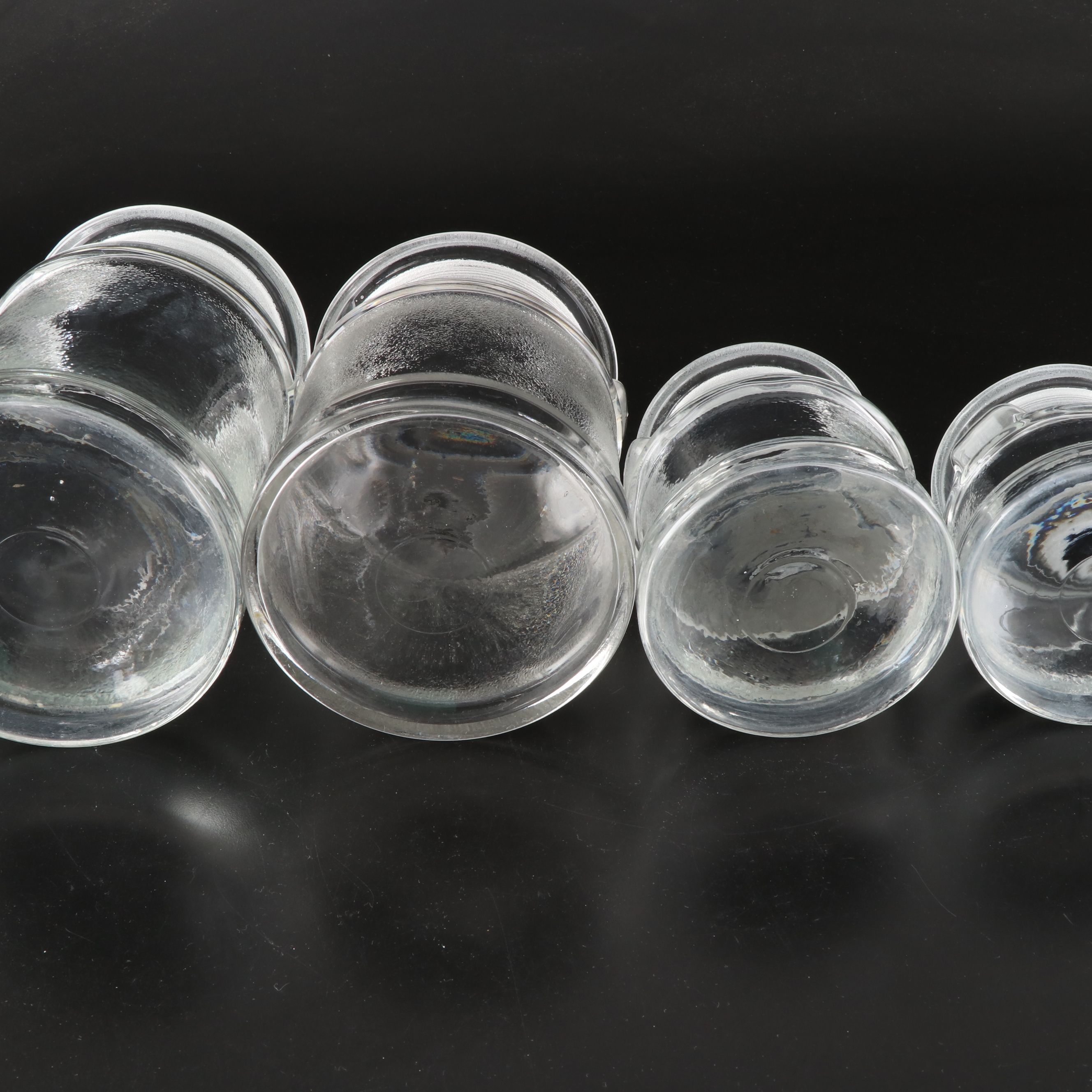 Glass Salad Plates, Dinner Plates, and Food Storage Jars