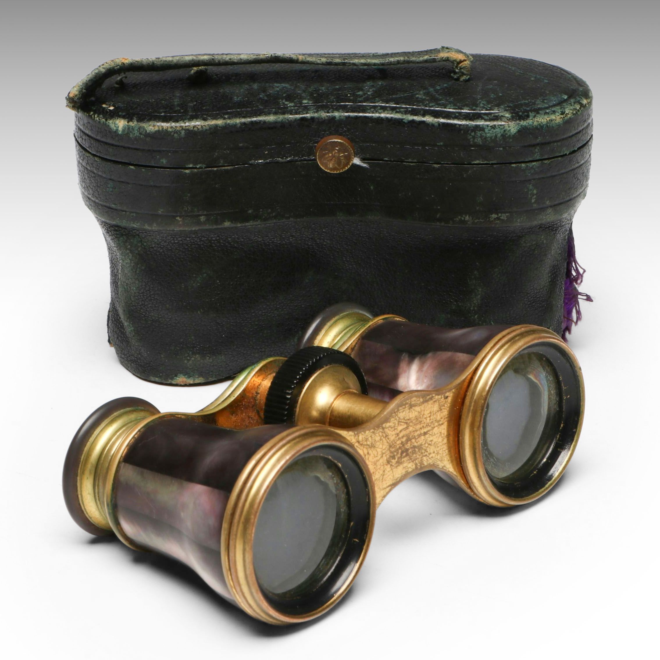 Lemaire Fi Mother-of-Pearl Parisian Opera Glasses, Late 19th/Early 20th Century