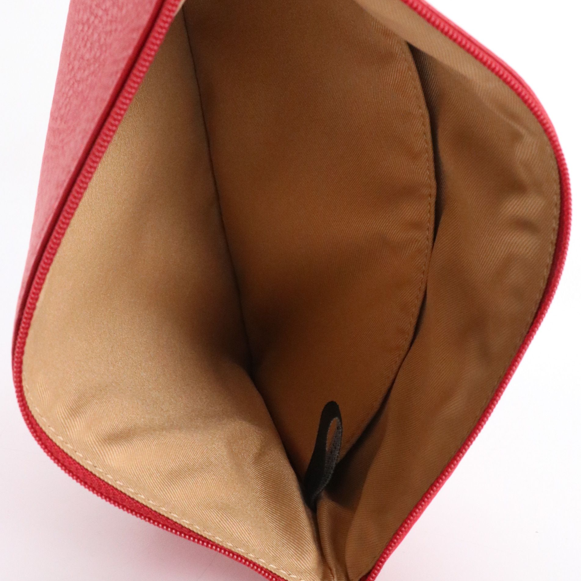 Lodis and Leatherology Red Leather Zippered Tote Bags with Levenger Zip Pouches