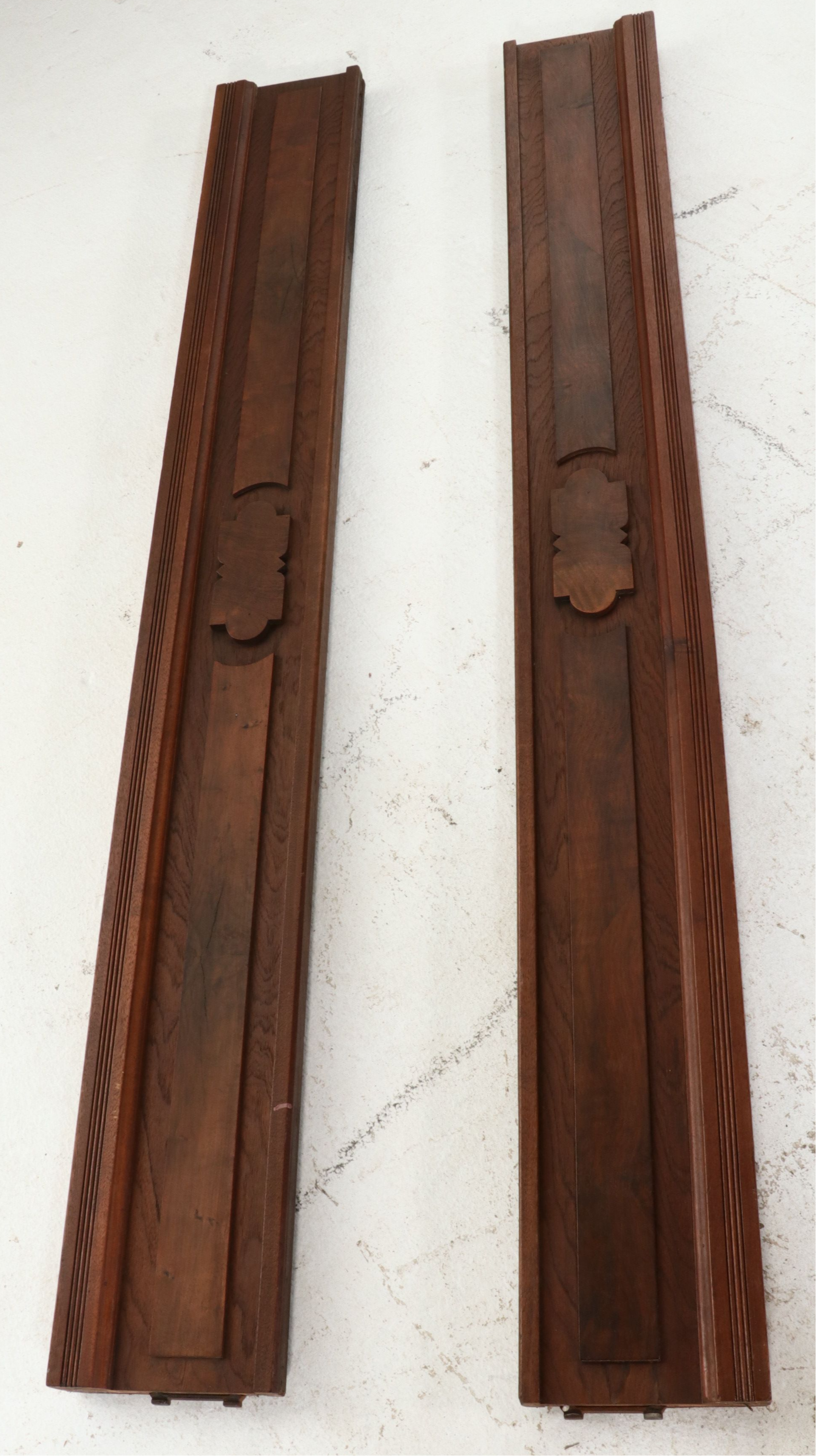 Victorian Eastlake Movement Walnut and Burl Walnut Bedstead, Late 19th Century