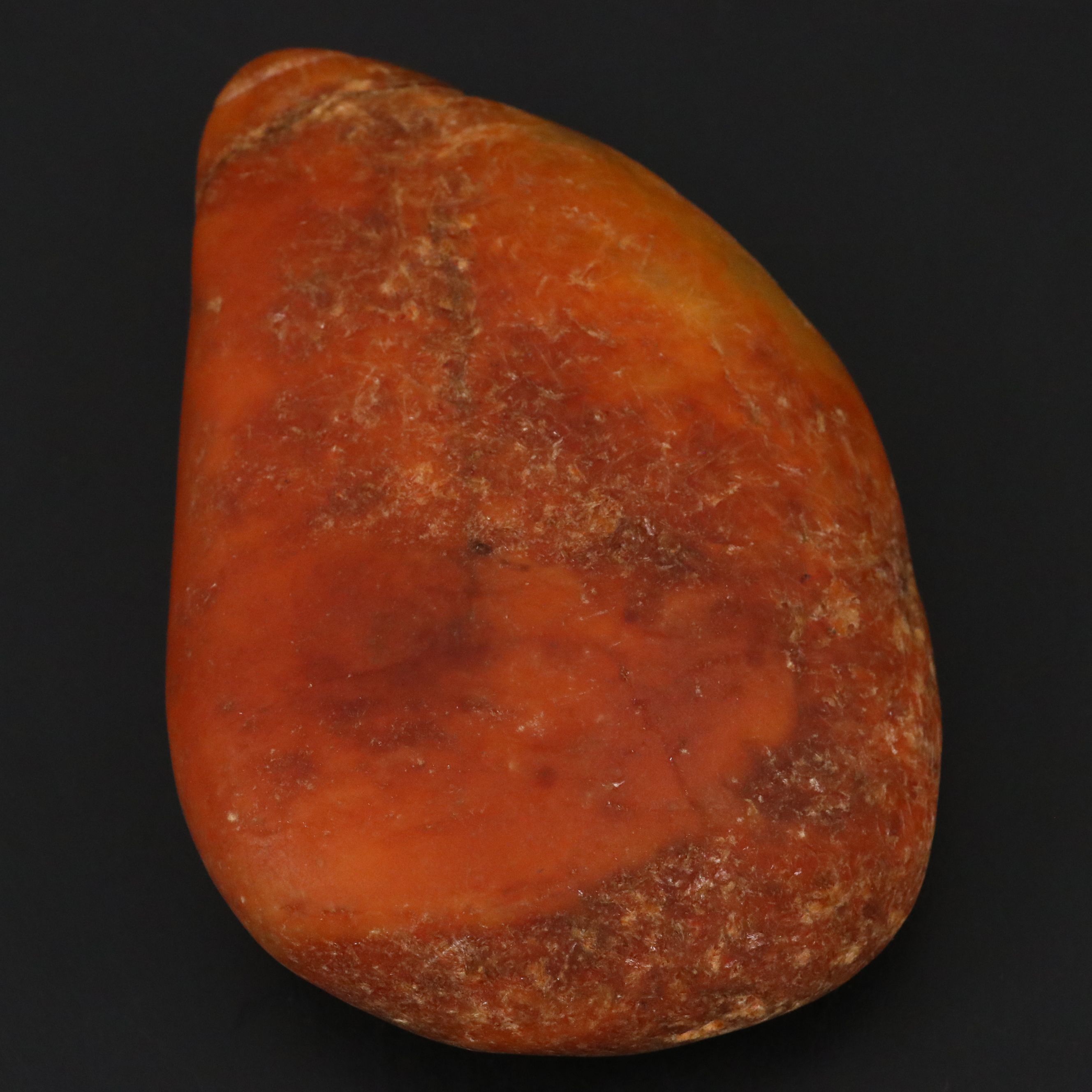 Chinese Carved Jadeite Tableau with Scene of Quilin and Monkey