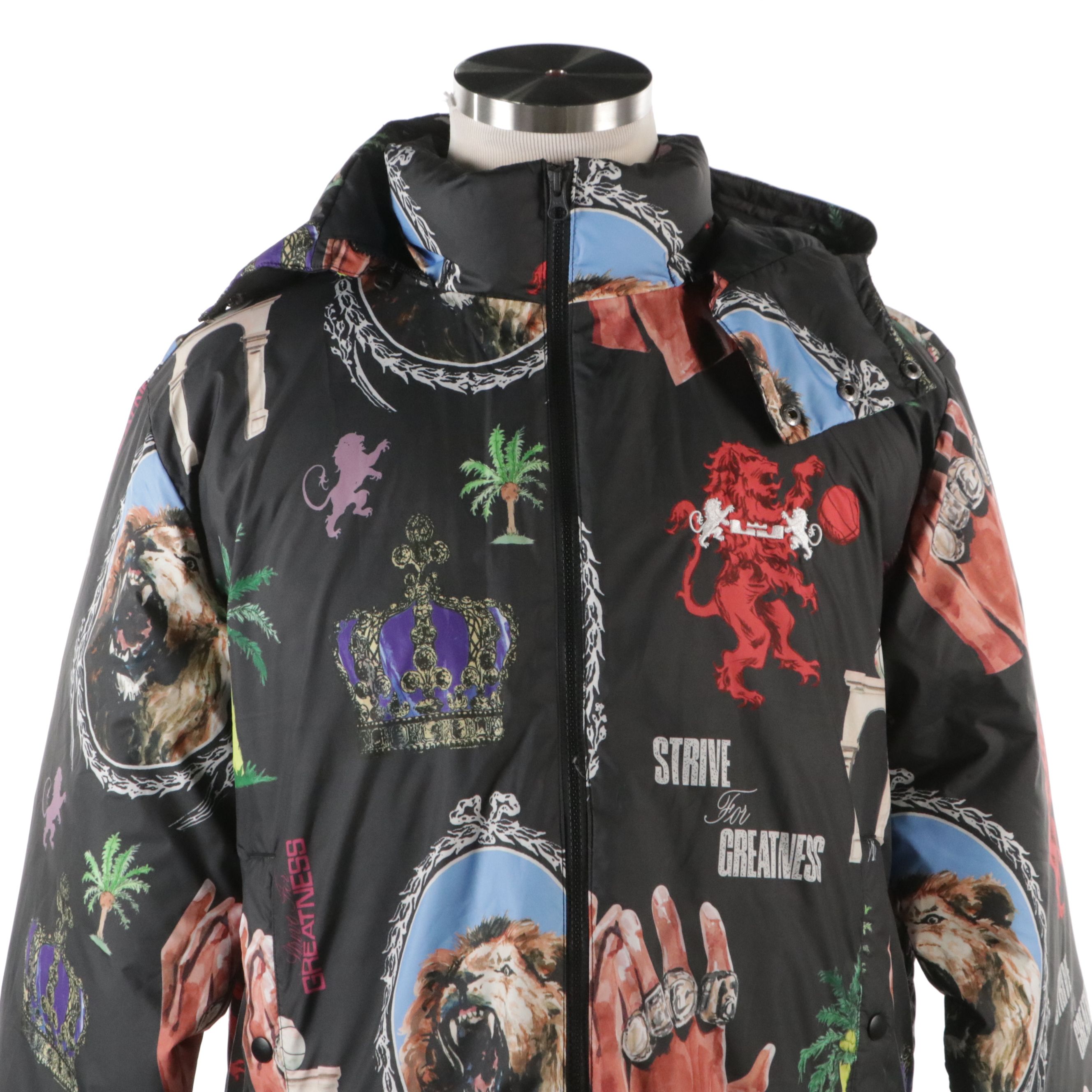 Men's Nike "Strive For Greatness" Therma-Fit Puffer Jacket and Dakine Ski Pants