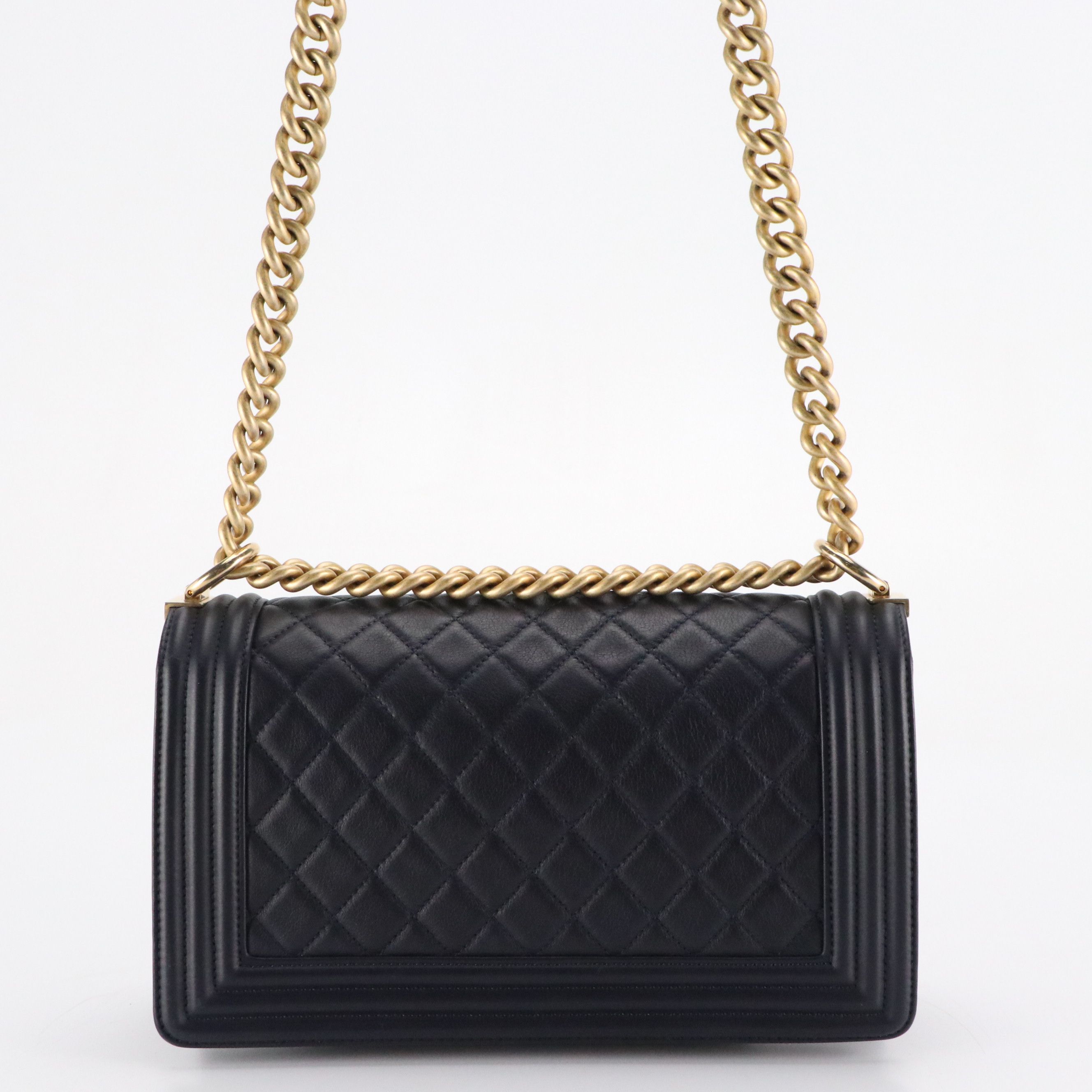 Chanel Boy Flap Medium Bag in Quilted Leather