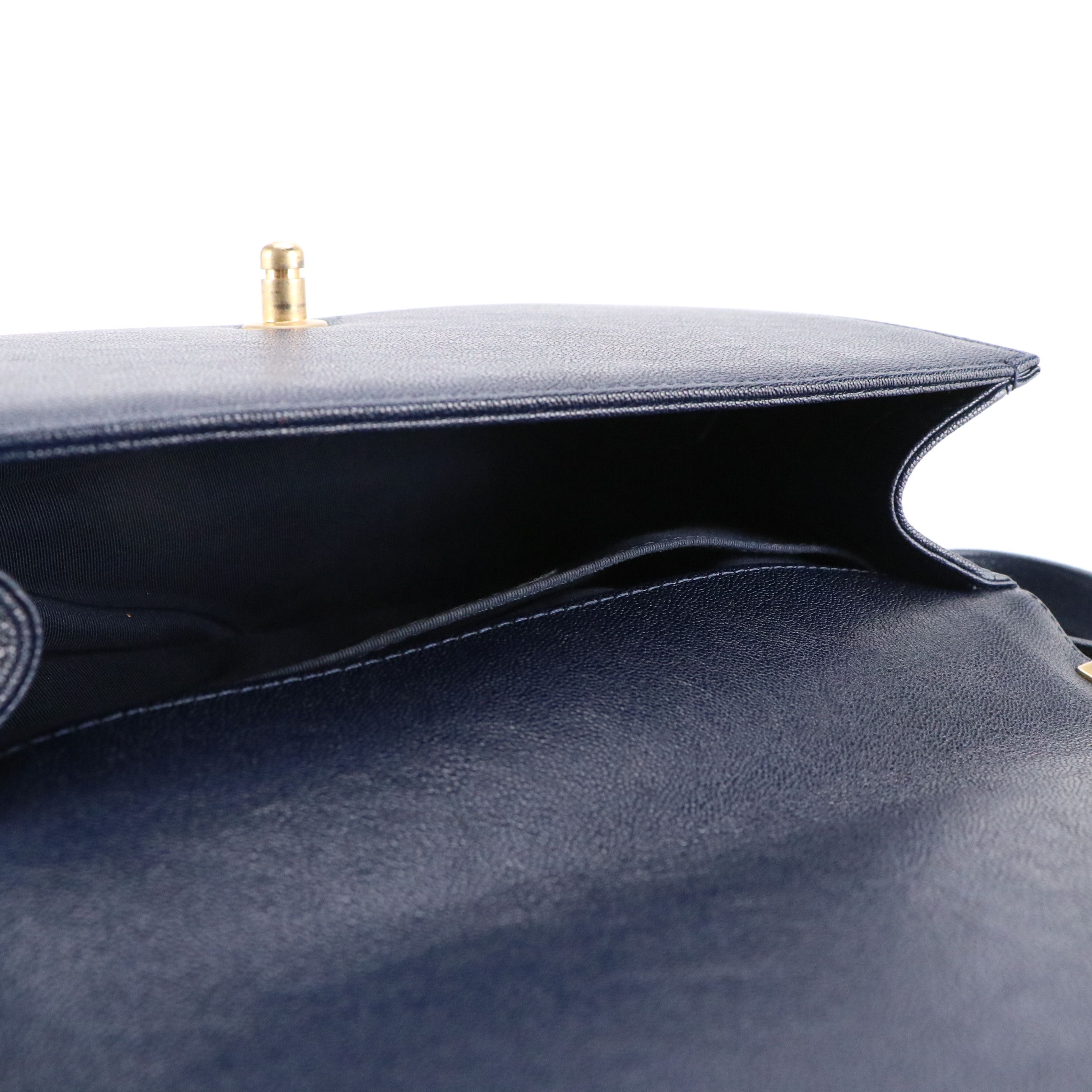 Chanel Boy Flap Medium Bag in Quilted Caviar Leather